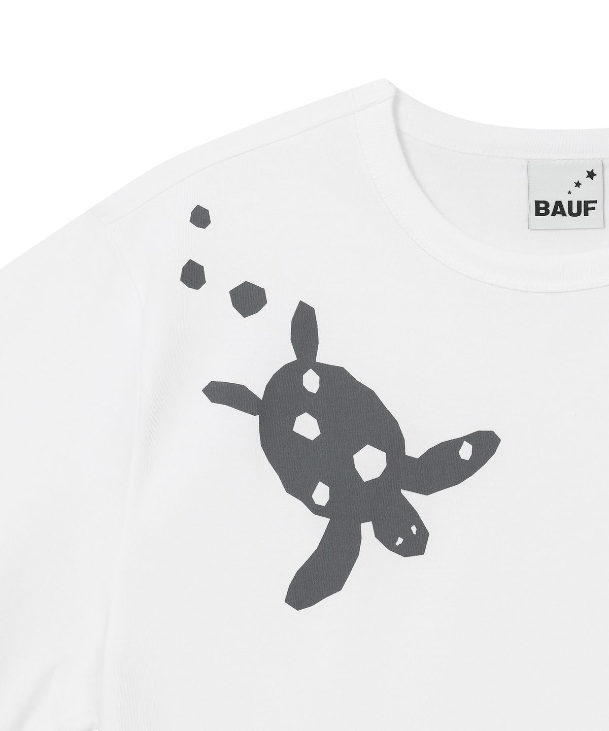 바우프(BAUF) 터틀 하우스 티셔츠 [화이트]