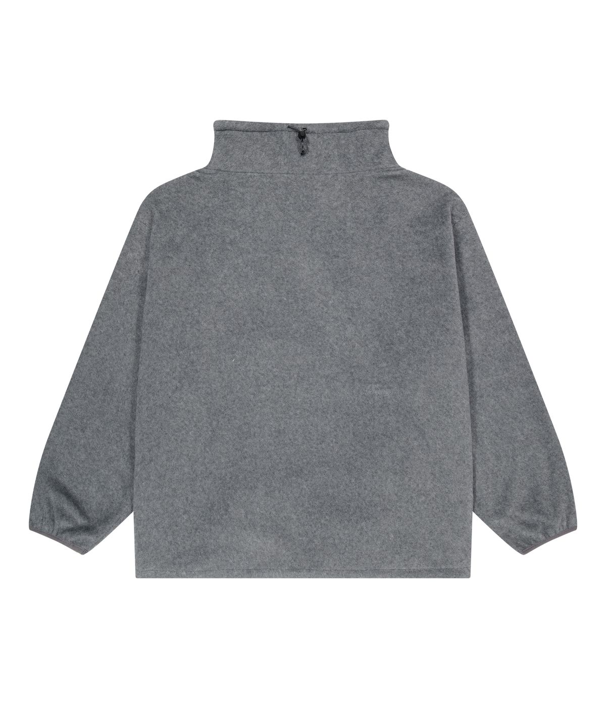 투위드(TUEWID) Diagonal half zipped snowboard fleece in melange gray