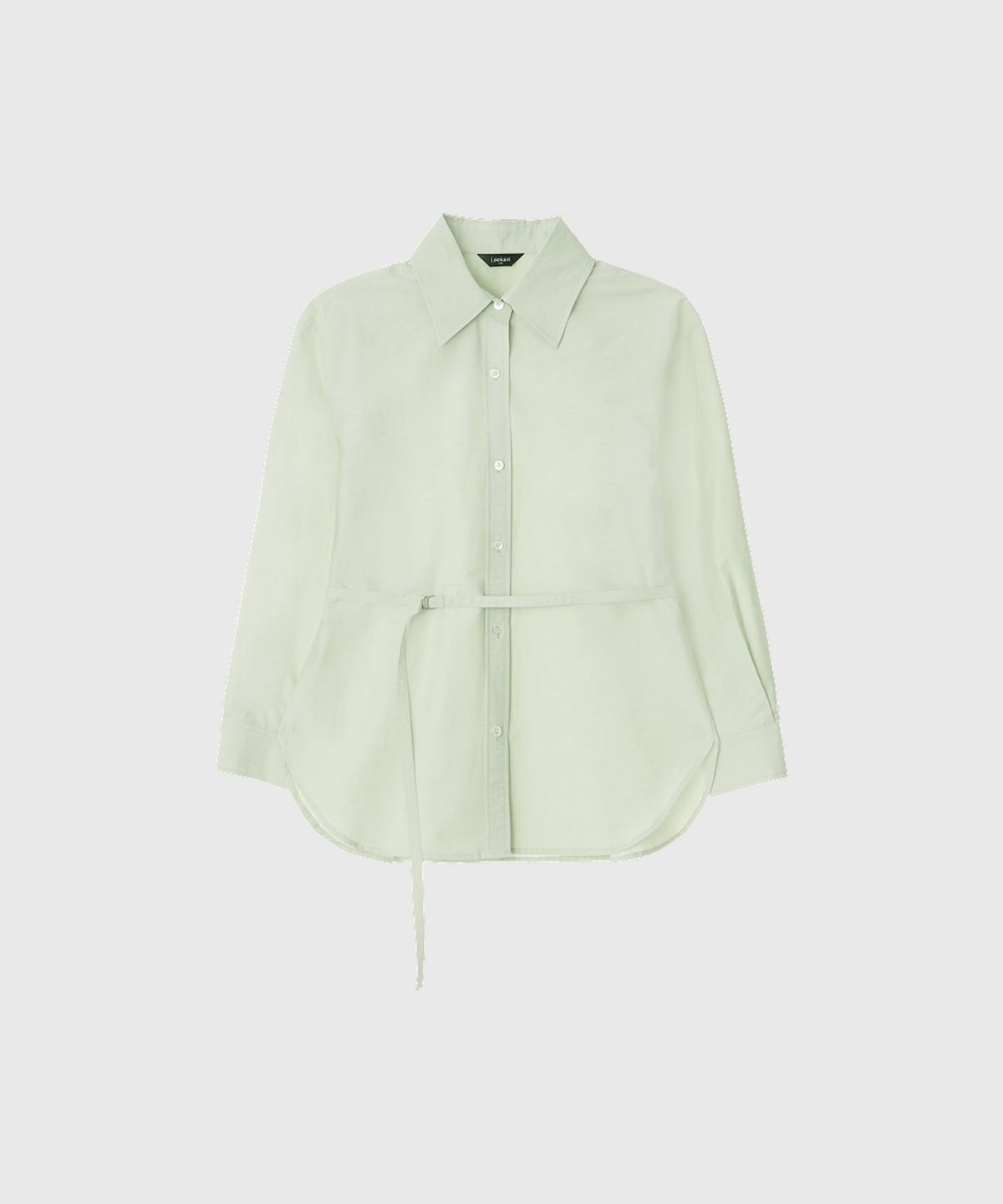 룩캐스트(LOOKAST) 세이지 스트랩 코튼 셔츠_민트 / SAGE STRAP COTTON SHIRT_MINT