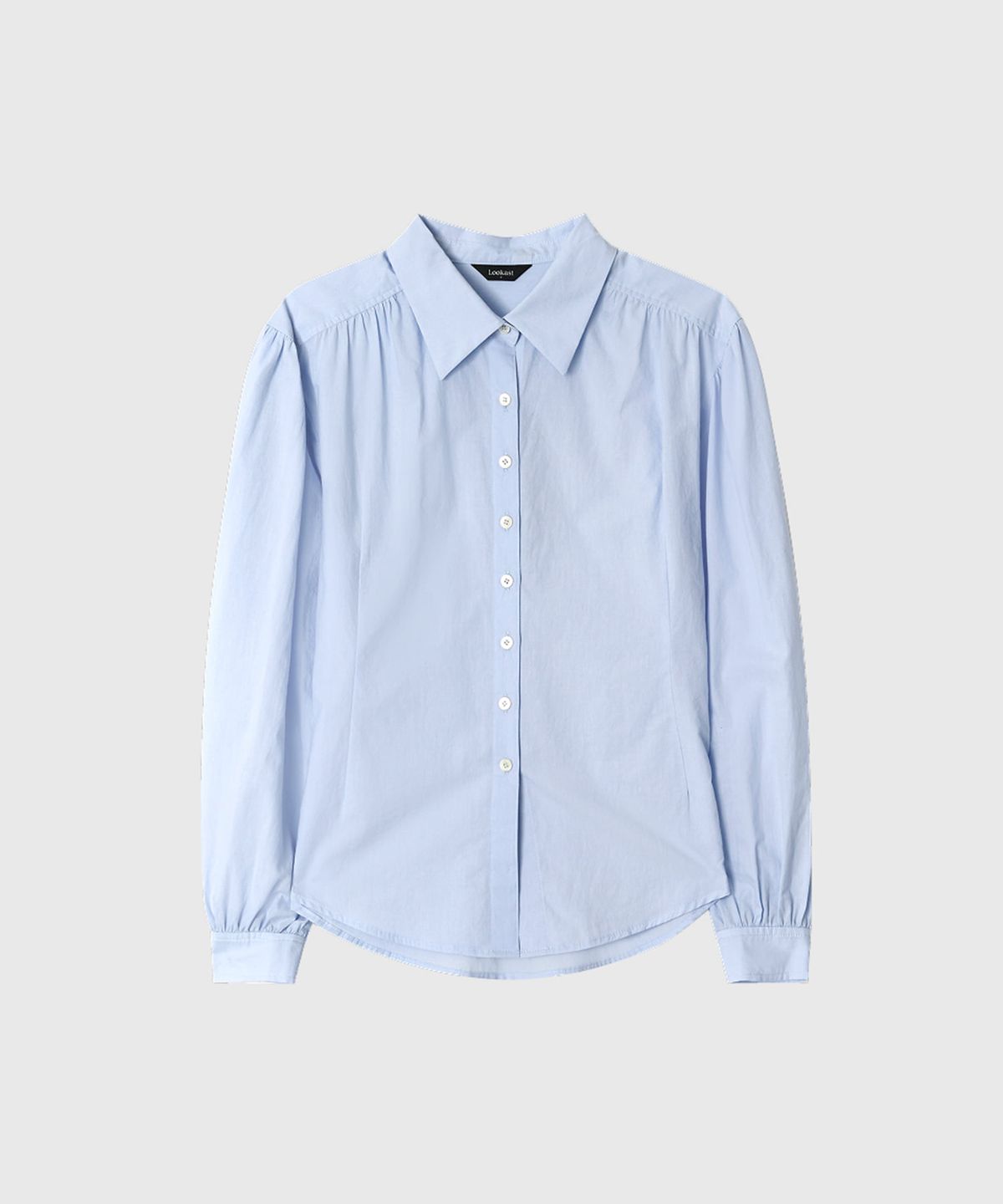 룩캐스트(LOOKAST) 릴리 퍼프 슬리브 블라우스_스카이 블루 / LILY PUFF SLEEVE BLOUSE_SKY BLUE