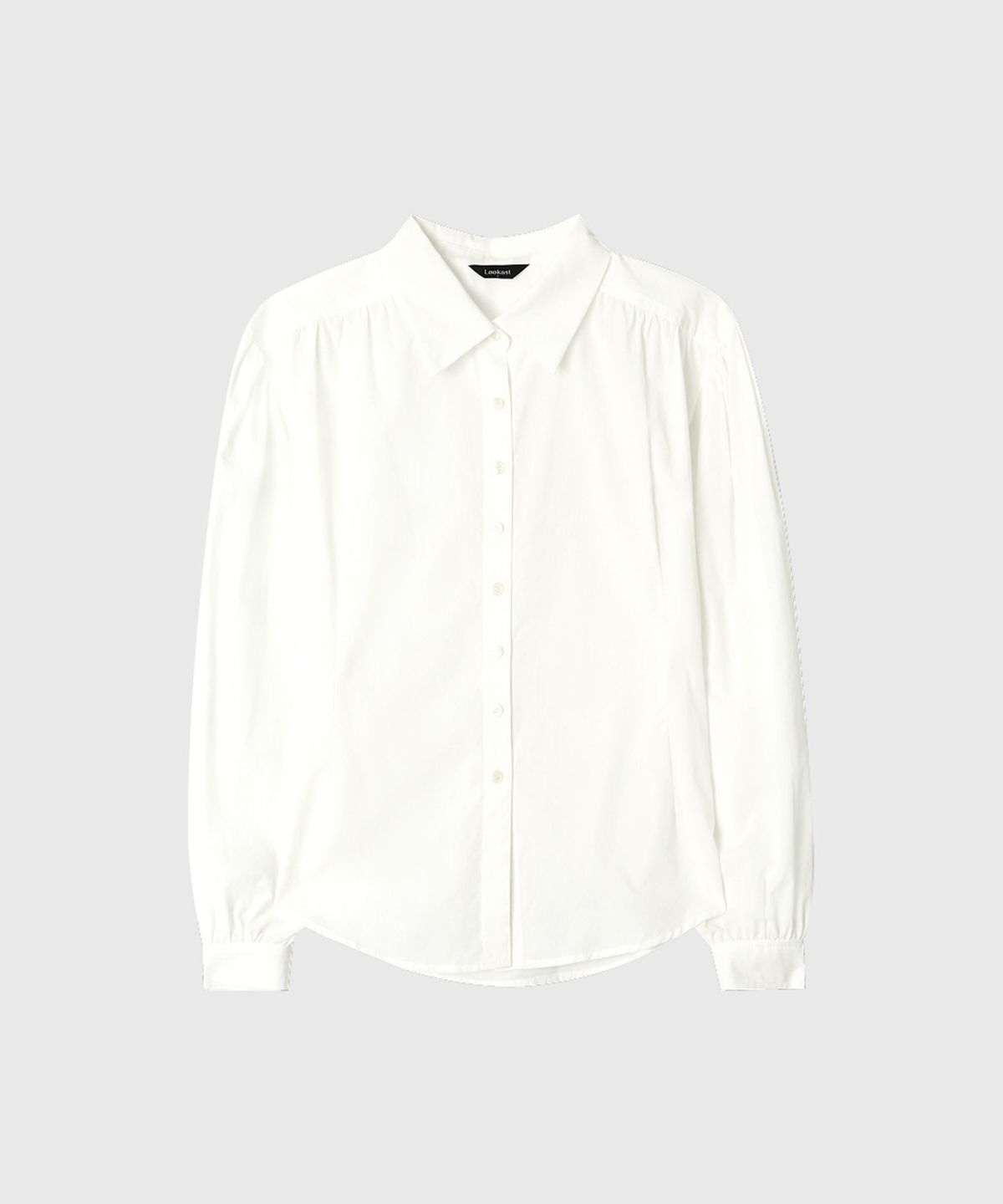 룩캐스트(LOOKAST) 릴리 퍼프 슬리브 블라우스_화이트 / LILY PUFF SLEEVE BLOUSE_WHITE
