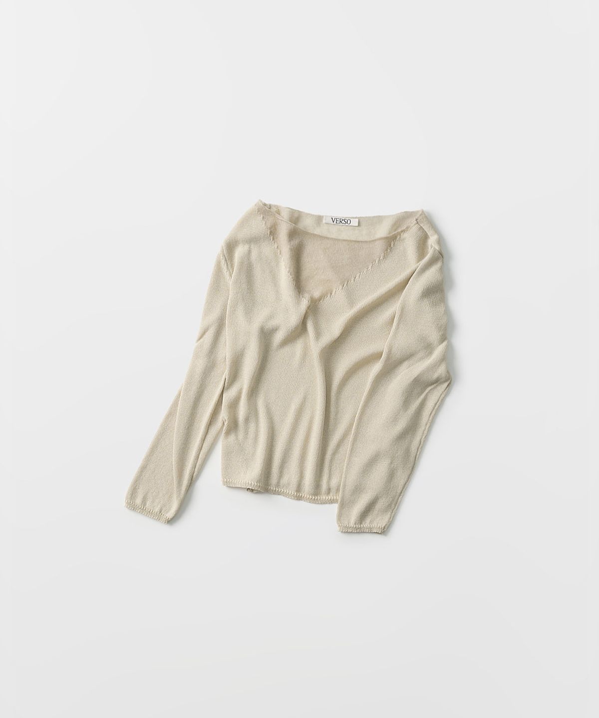 베르소(VERSO) Valley Intarsia Knit Top