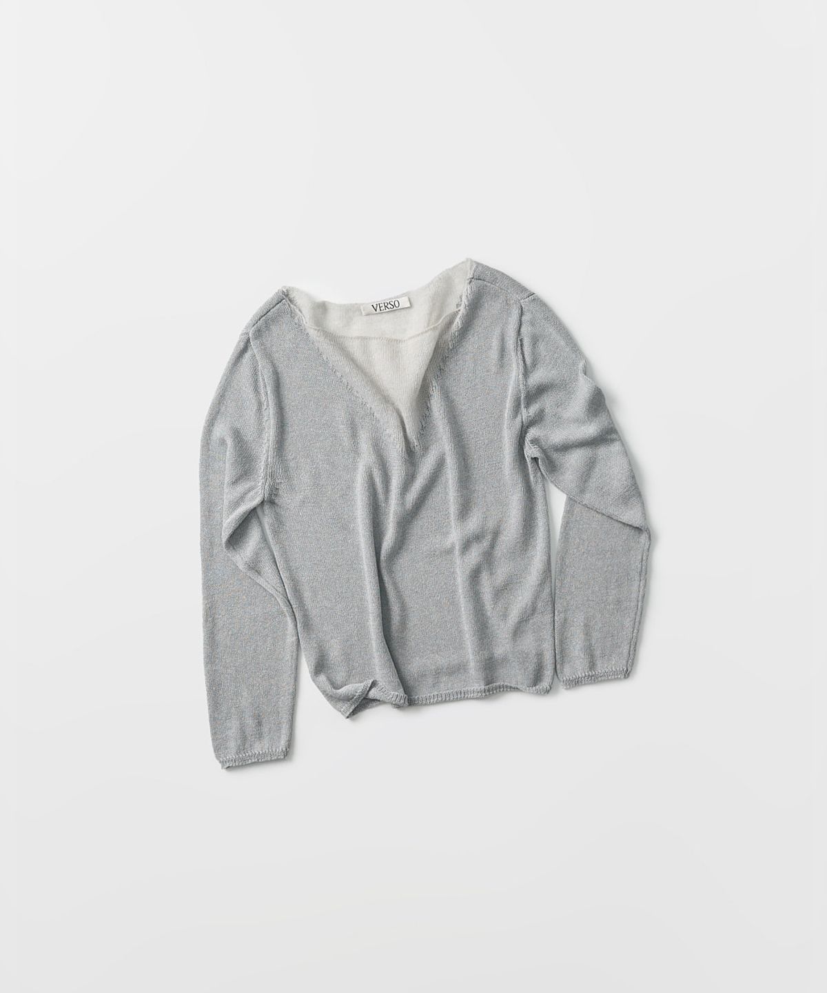 베르소(VERSO) Valley Intarsia Knit Top