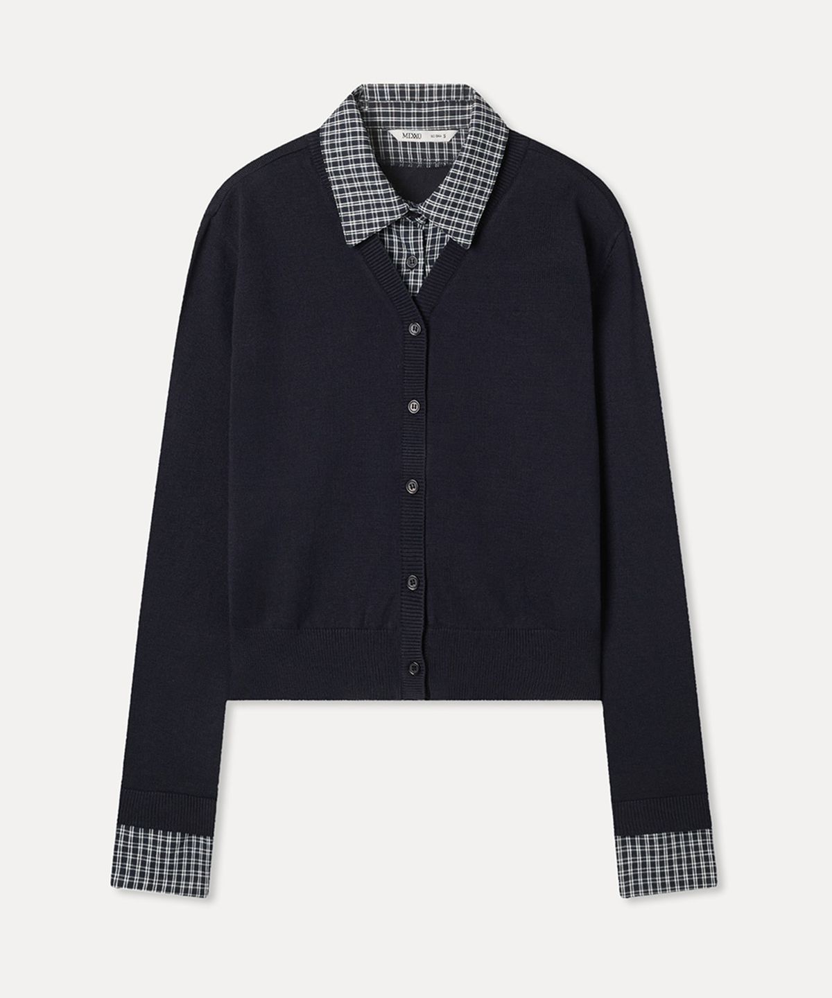 미쏘(MIXXO) 셔츠 레이어드 가디건_MIWCKG90QT