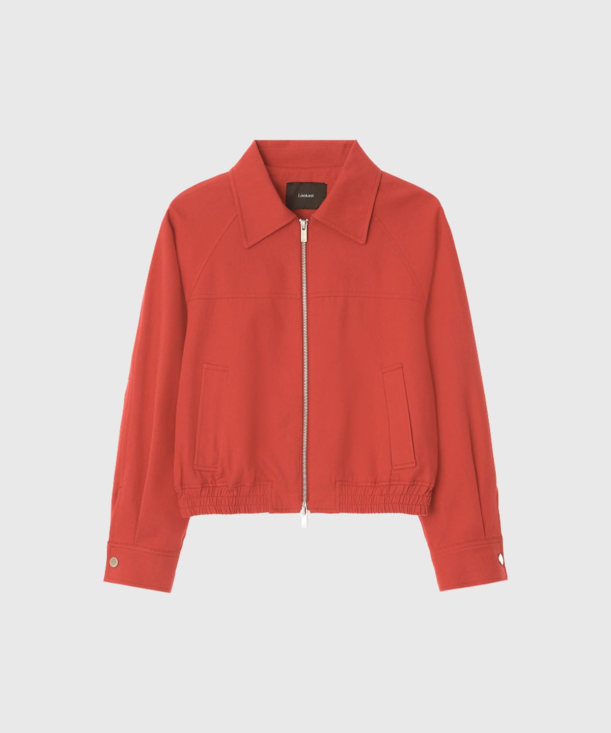 룩캐스트(LOOKAST) 베키 봄버 자켓_레드 / BAEKI BOMBER JACKET_RED