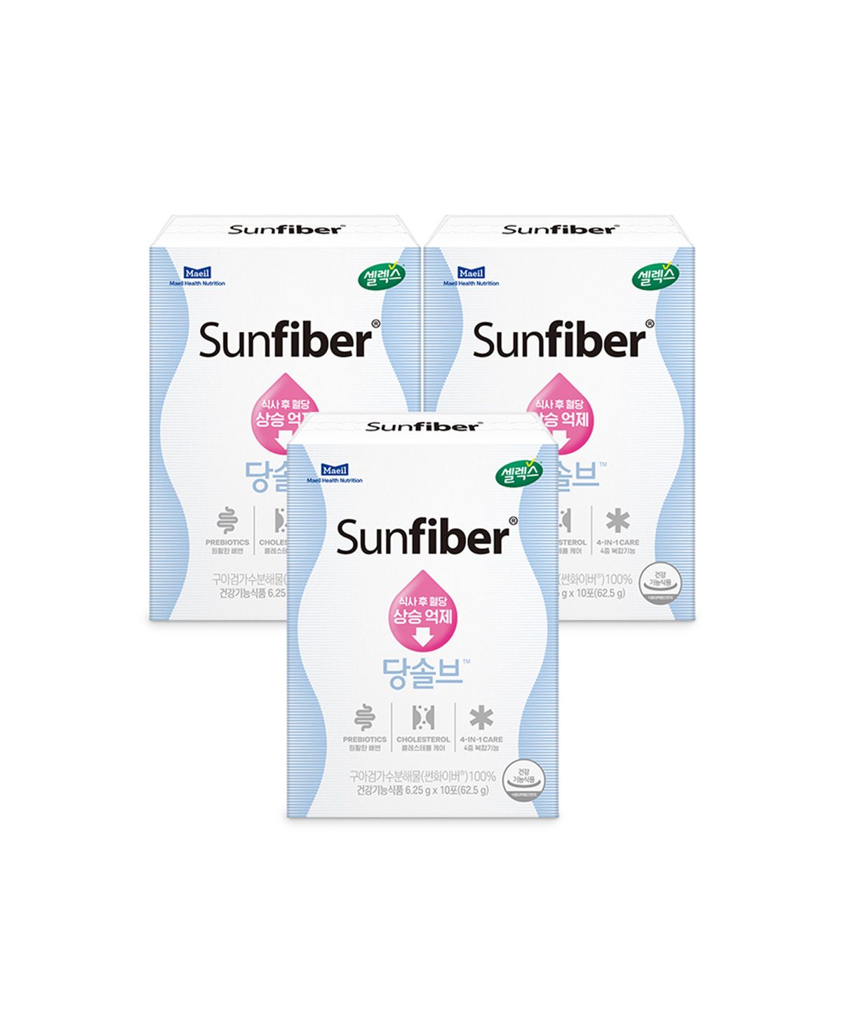 셀렉스(SELEX) 썬화이버 당솔브 혈당케어 스틱 3박스 (30일분)+당솔브 미숫가루 266G 1통