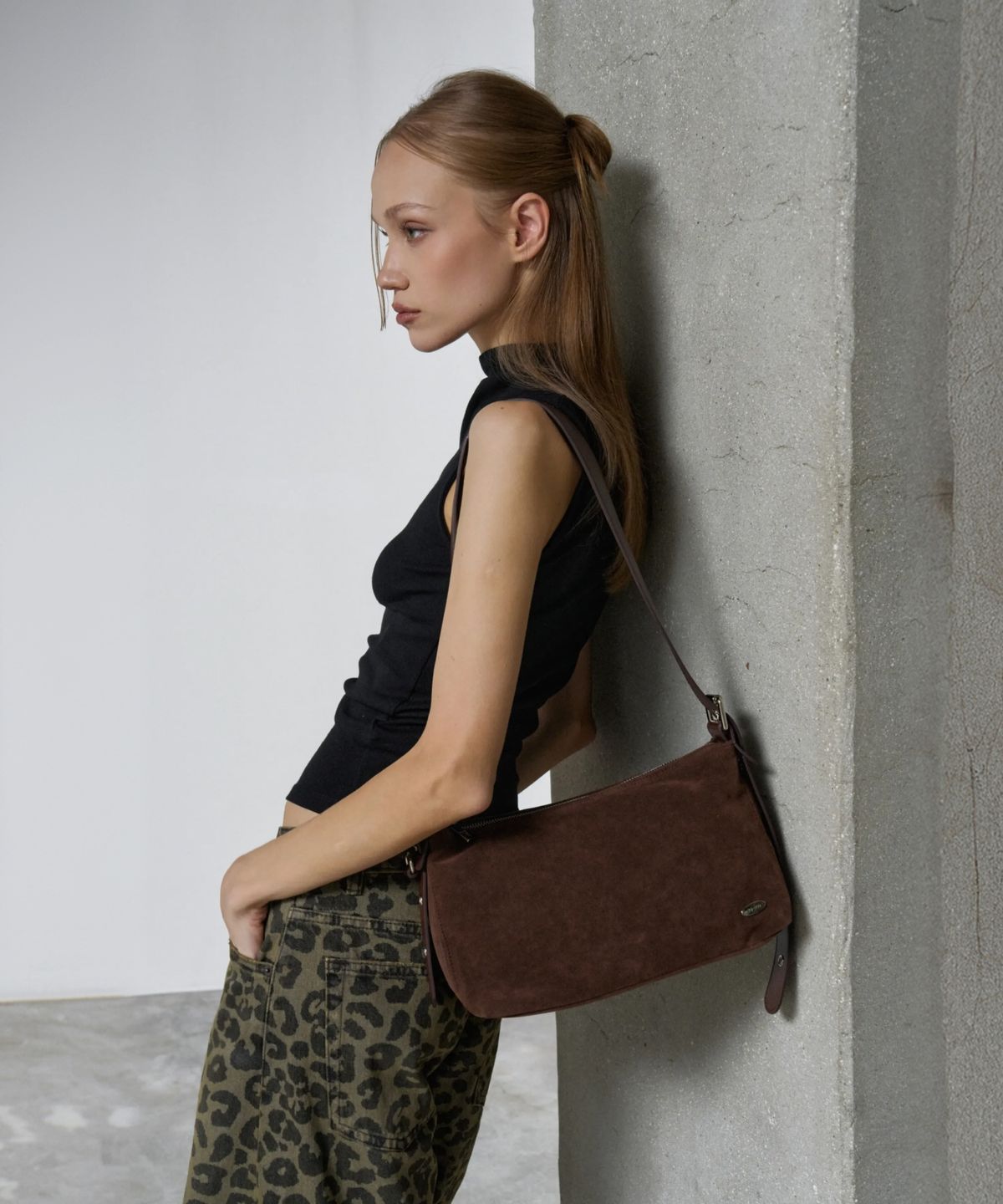 고세(GOCCE) 헤이즈 숄더백 스웨이드 Haze Shoulder Bag - Suede GM256K