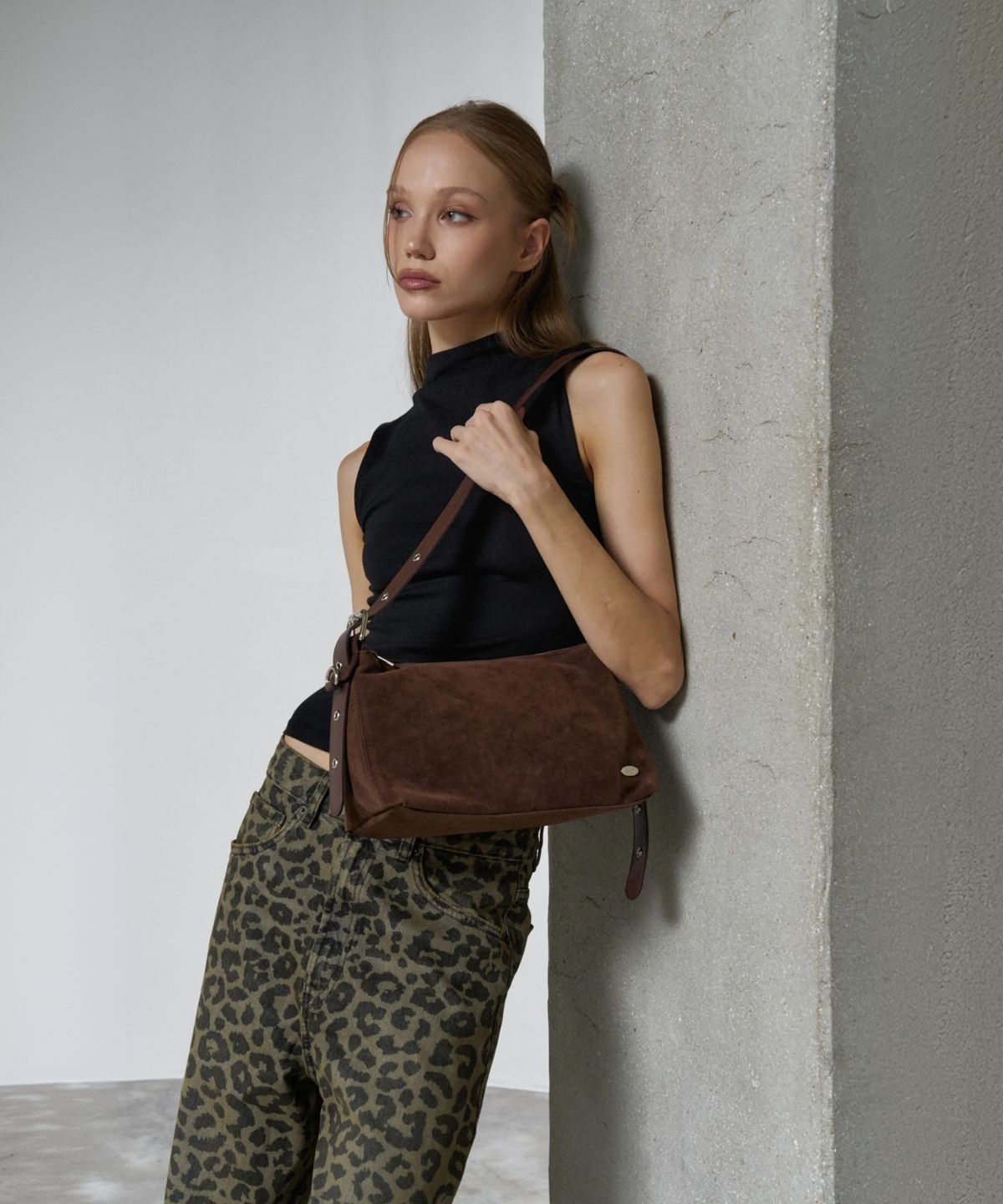 고세(GOCCE) 헤이즈 숄더백 스웨이드 Haze Shoulder Bag - Suede GM256K