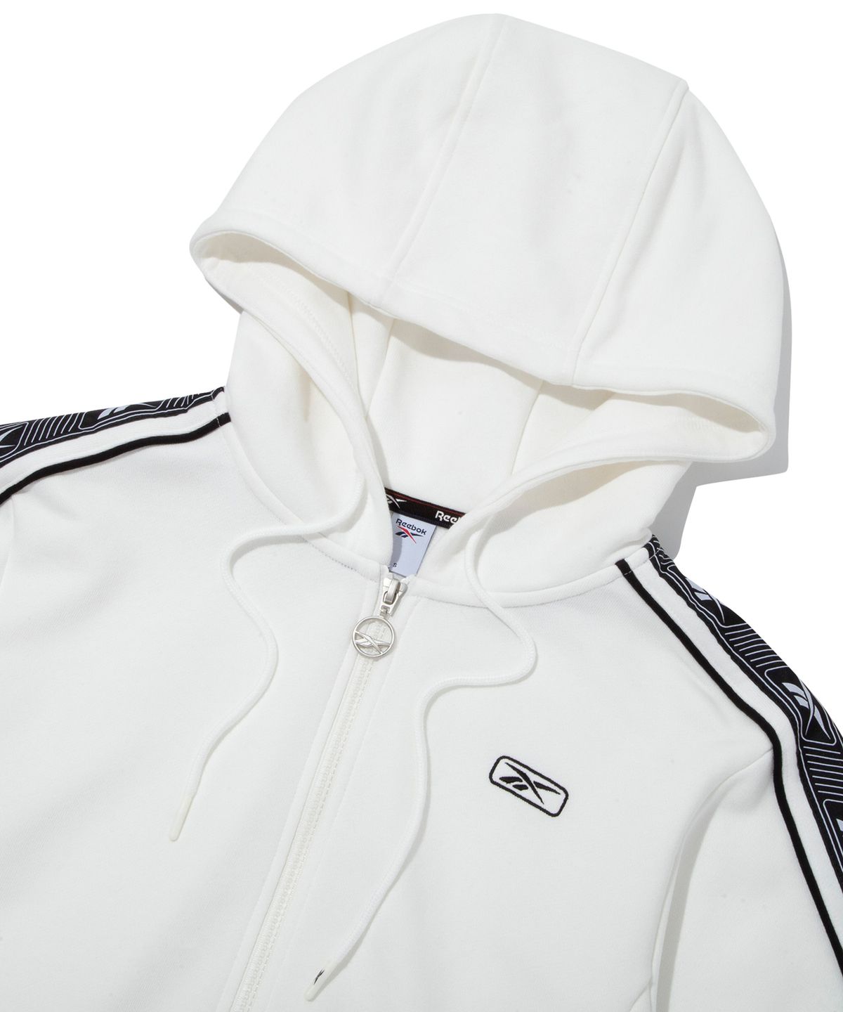 리복(REEBOK) 나노 후드 스웨트 풀집업 (W) - 화이트
