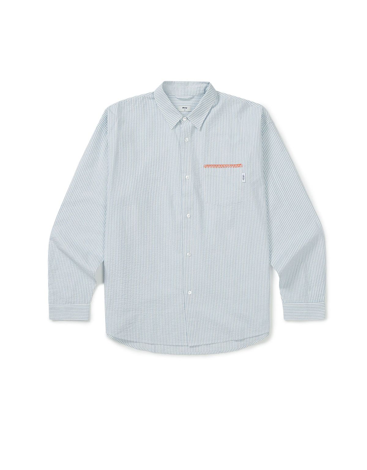 엠엠엘지(MMLG) SERIES NICHE POCKET SHIRT (BLUE)