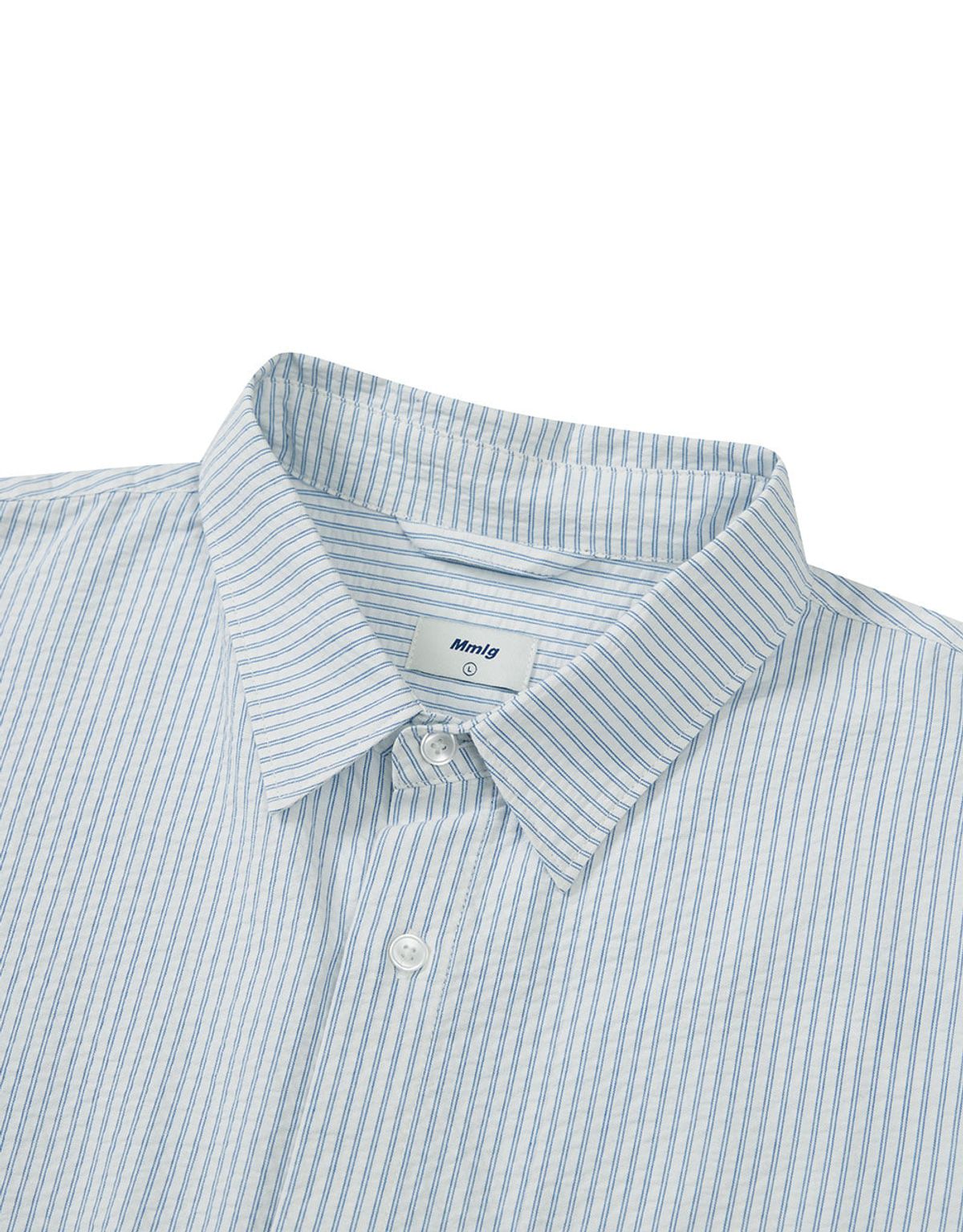 엠엠엘지(MMLG) SERIES NICHE POCKET SHIRT (BLUE)