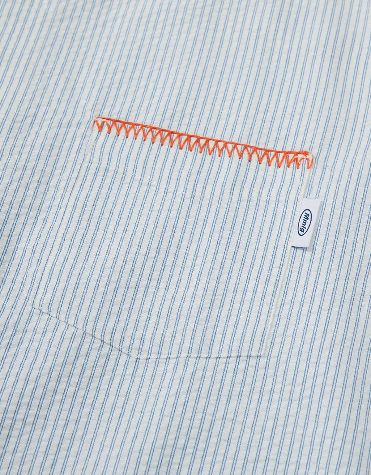 엠엠엘지(MMLG) SERIES NICHE POCKET SHIRT (BLUE)