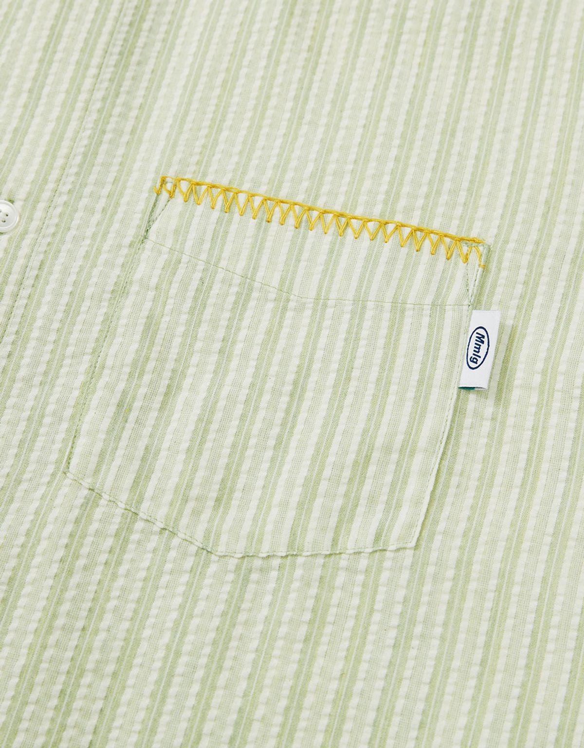 엠엠엘지(MMLG) SERIES NICHE POCKET SHIRT (GREEN)