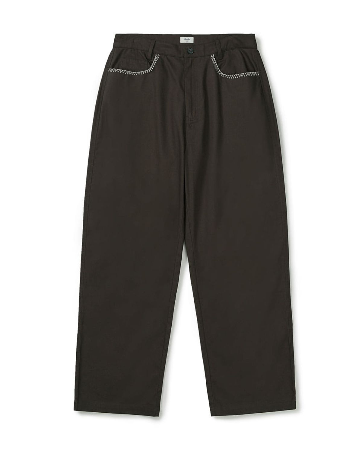 엠엠엘지(MMLG) NICHE POCKET STRAIGHT PANTS (BROWN)