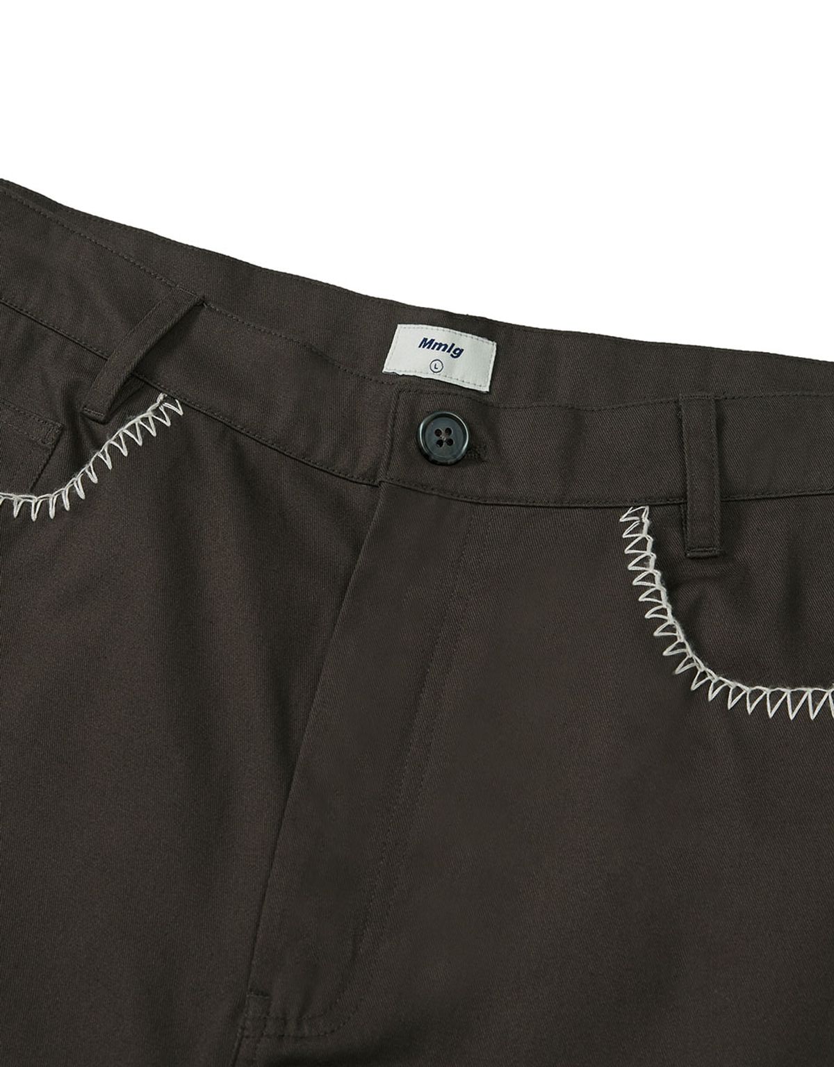 엠엠엘지(MMLG) NICHE POCKET STRAIGHT PANTS (BROWN)
