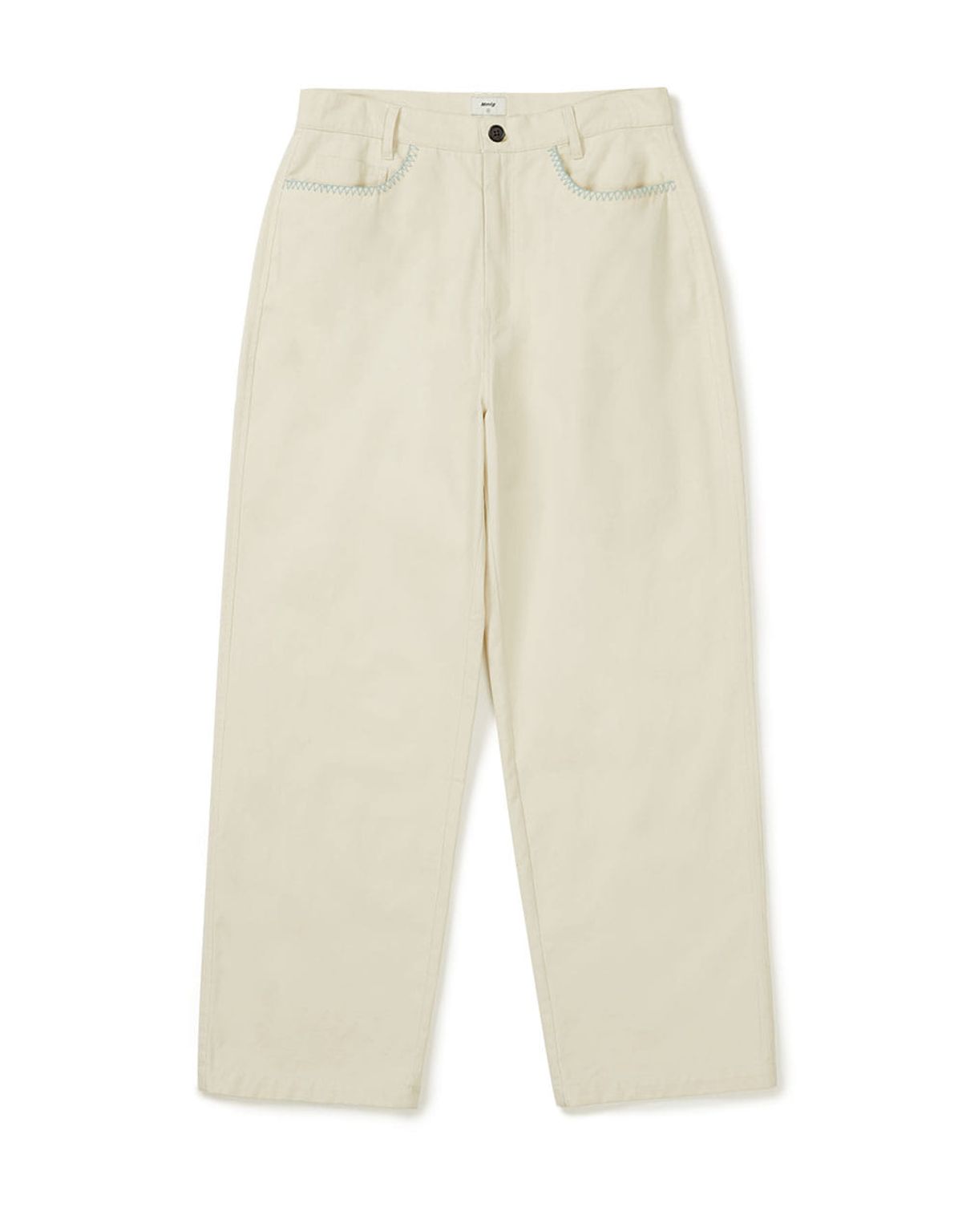 엠엠엘지(MMLG) NICHE POCKET STRAIGHT PANTS (IVORY)