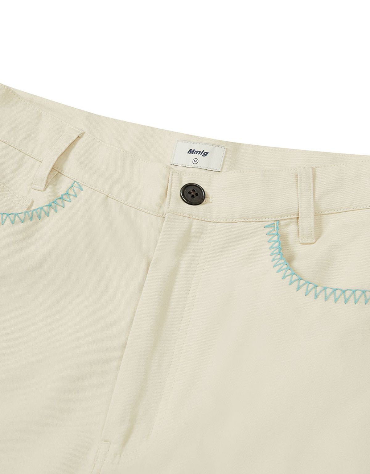 엠엠엘지(MMLG) NICHE POCKET STRAIGHT PANTS (IVORY)