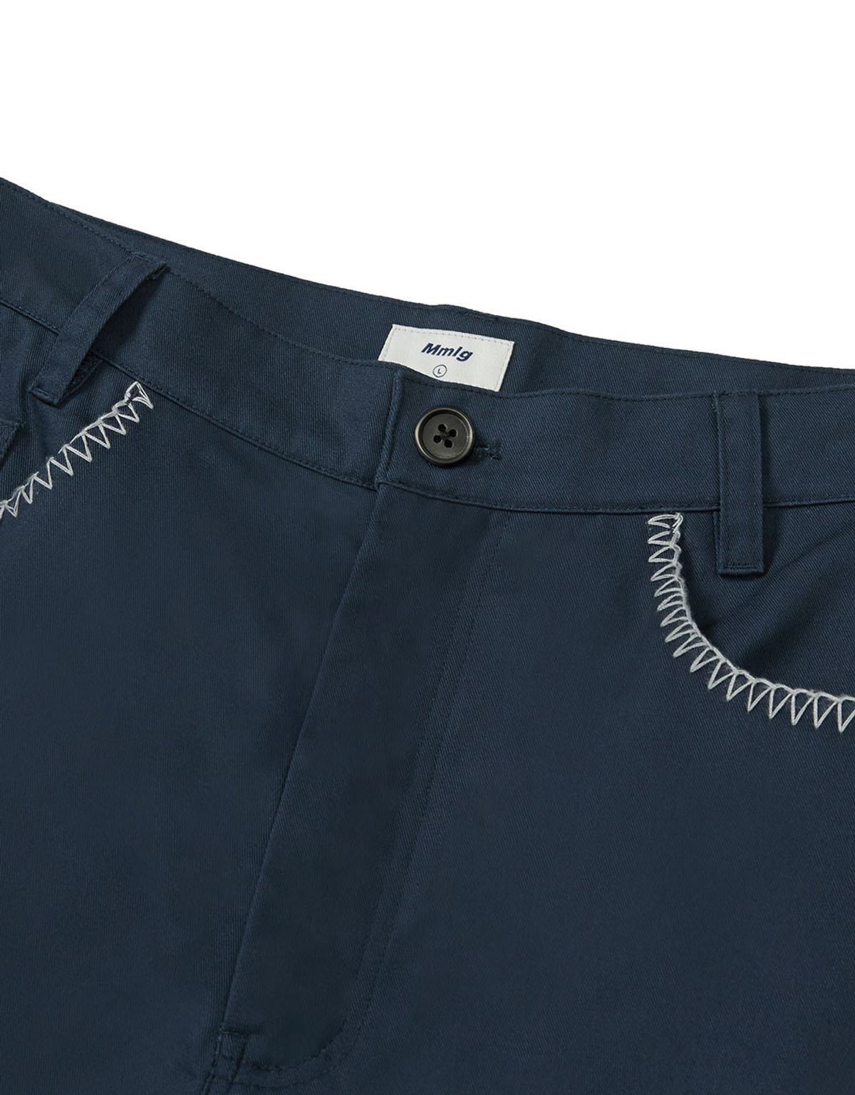 엠엠엘지(MMLG) NICHE POCKET STRAIGHT PANTS (NAVY)