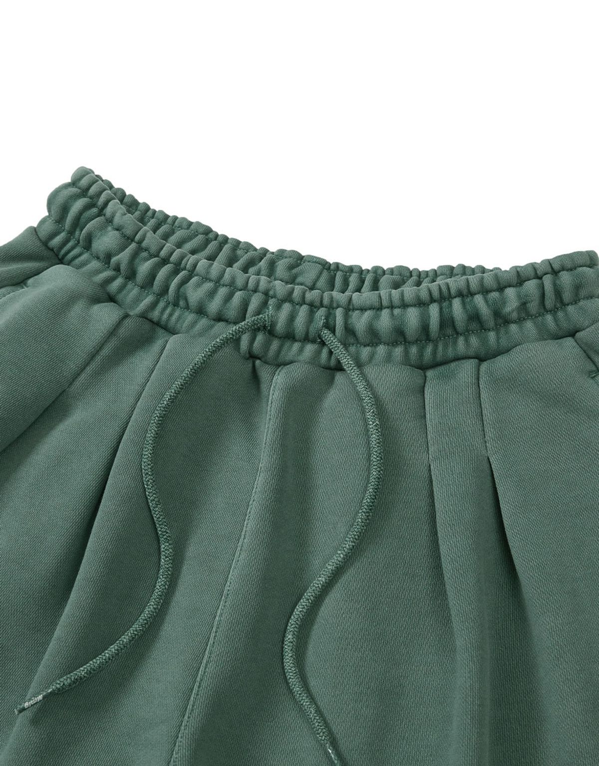 엠엠엘지(MMLG) DYED BERMUDA SWEAT PANTS (GREEN)