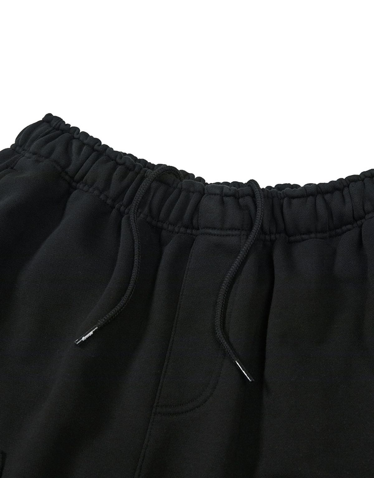 엠엠엘지(MMLG) CARPENTER WIDE SWEAT SHORTS (EVERY BLACK)