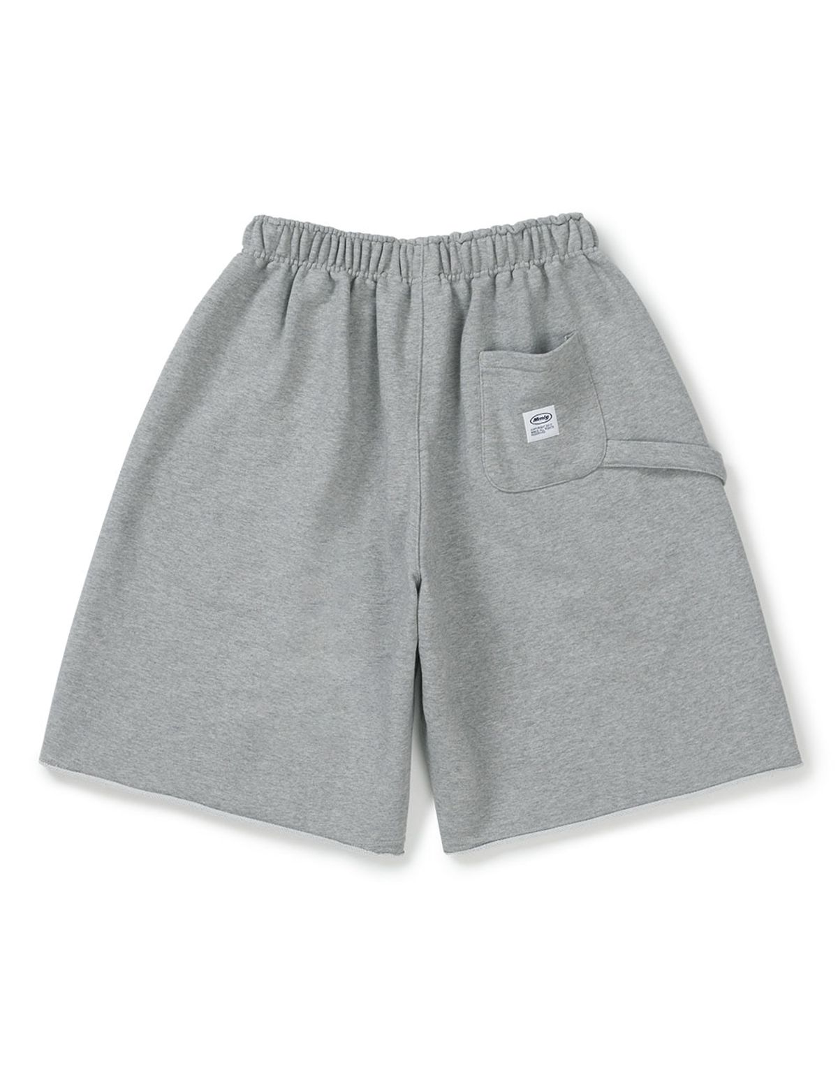 엠엠엘지(MMLG) CARPENTER WIDE SWEAT SHORTS (EVERY GREY)