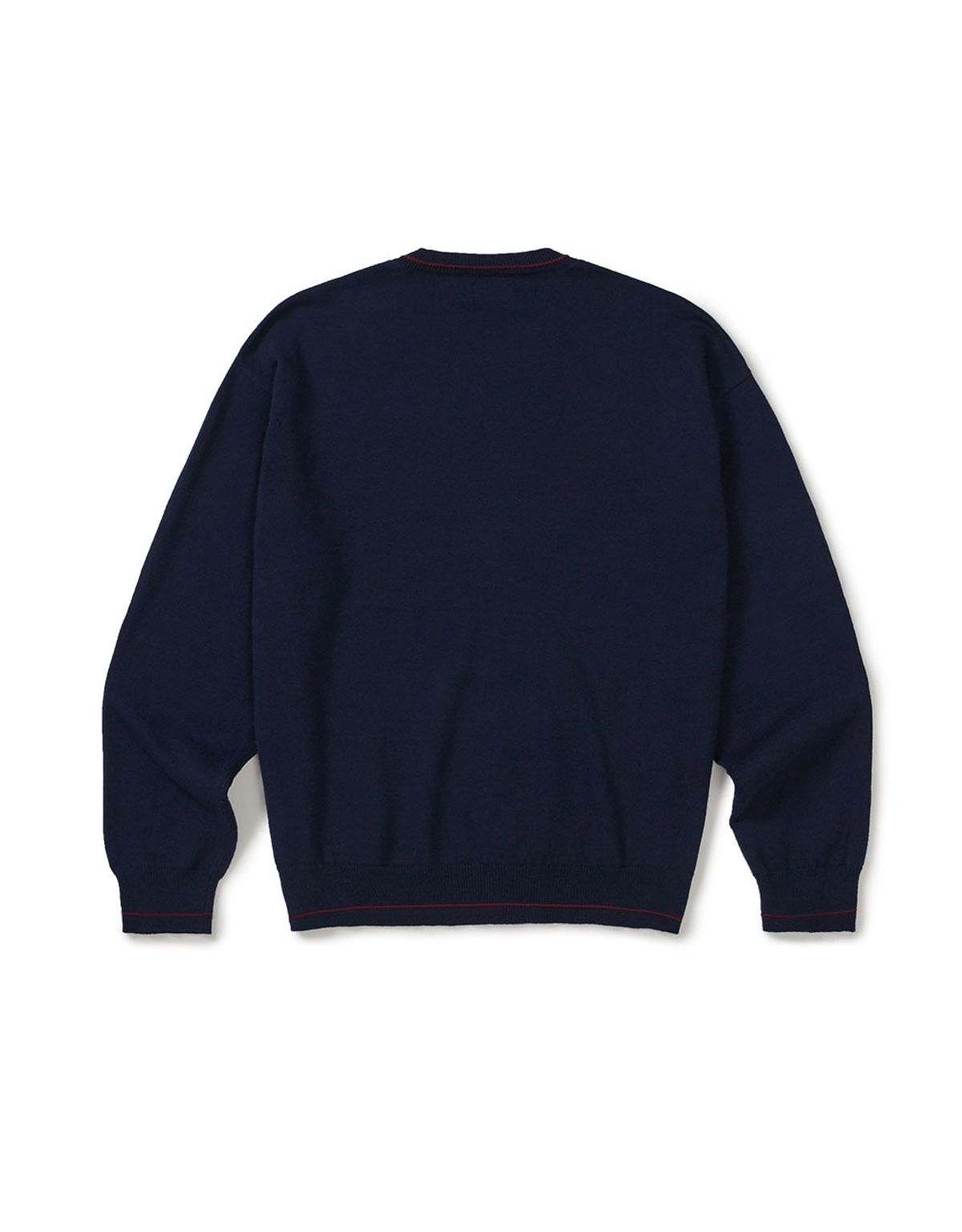 엠엠엘지(MMLG) LIGHT V NECK KNIT (NAVY)