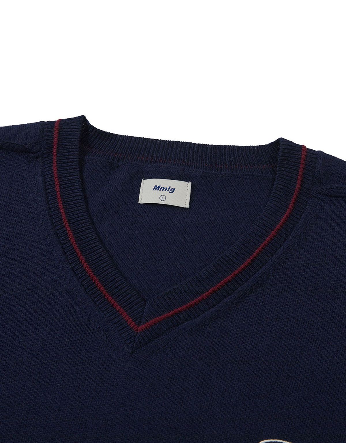 엠엠엘지(MMLG) LIGHT V NECK KNIT (NAVY)