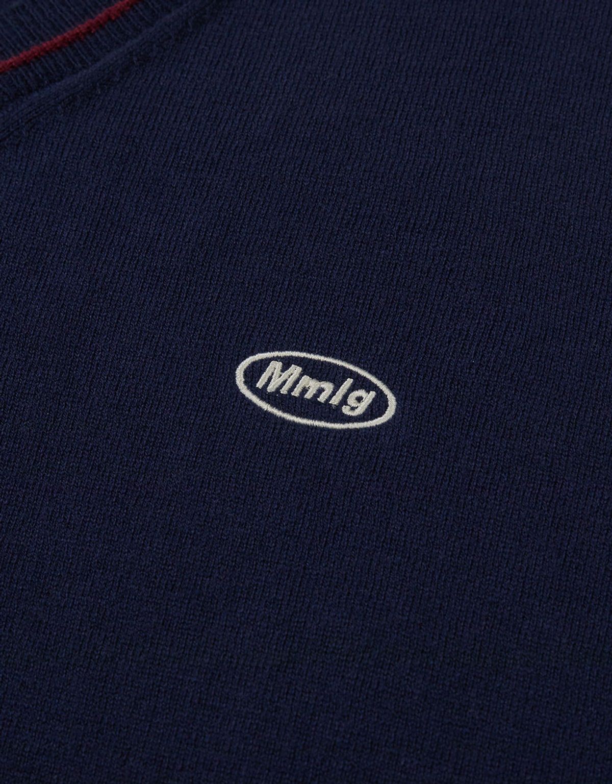 엠엠엘지(MMLG) LIGHT V NECK KNIT (NAVY)