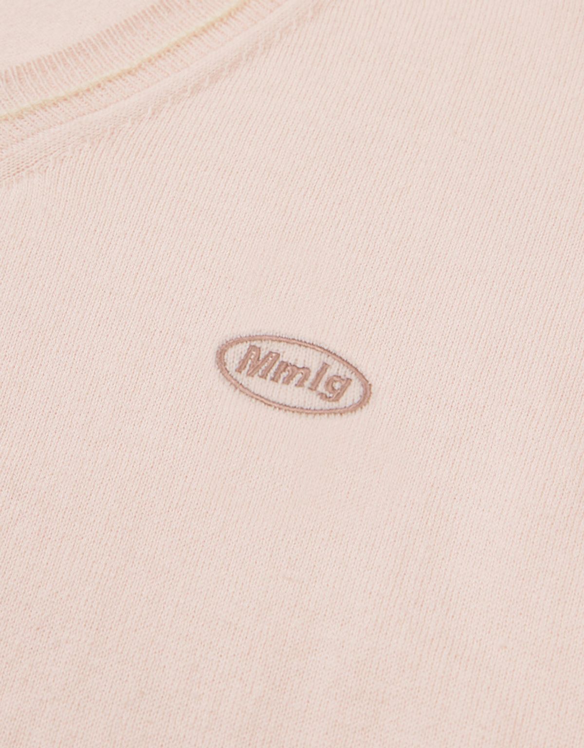 엠엠엘지(MMLG) LIGHT V NECK KNIT (POWDER PINK)