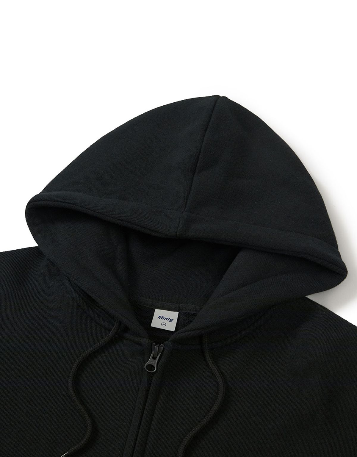 엠엠엘지(MMLG) CPC APPLIQUE HOOD ZIP UP (EVERY BLACK)