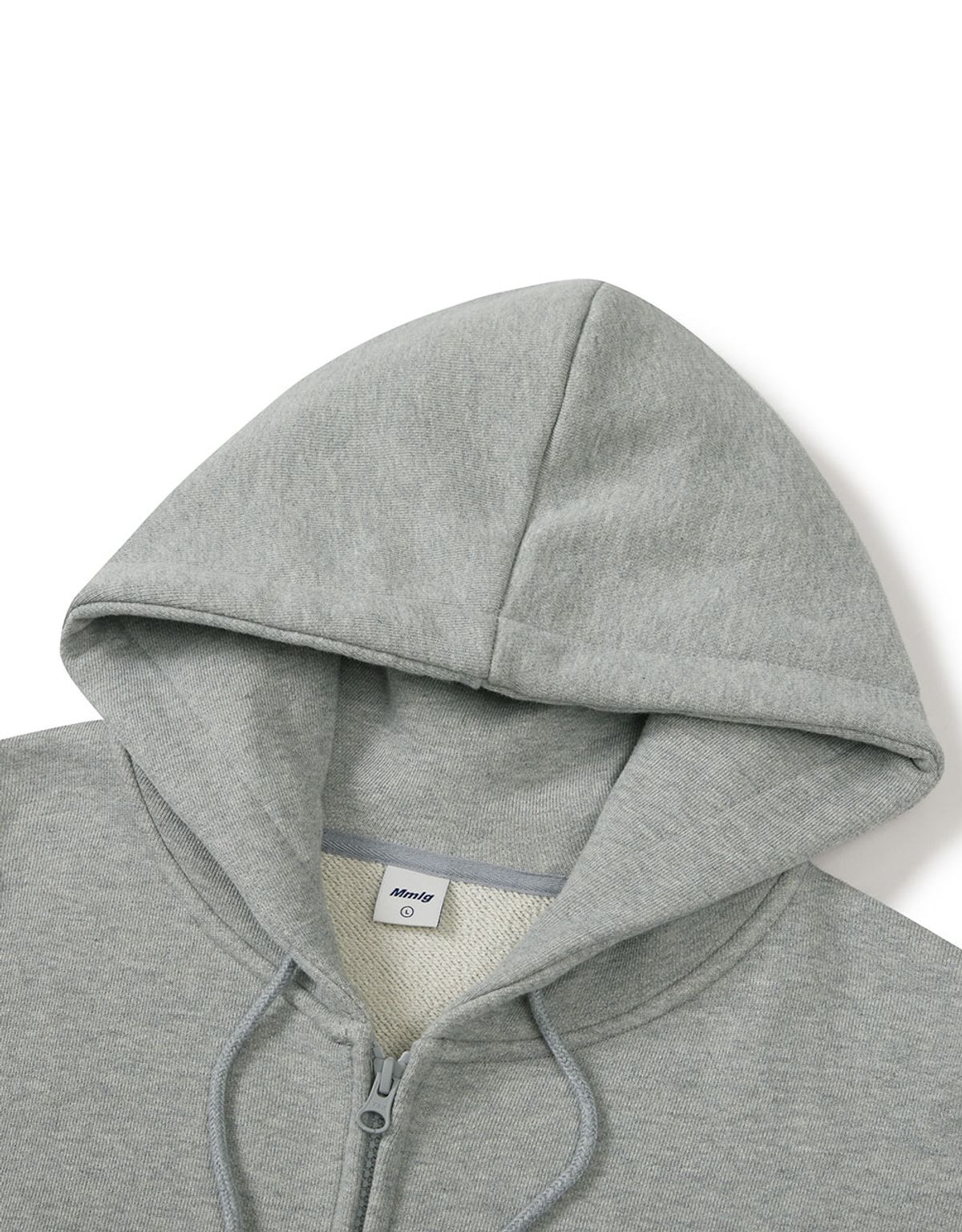 엠엠엘지(MMLG) CPC APPLIQUE HOOD ZIP UP (EVERY GREY)