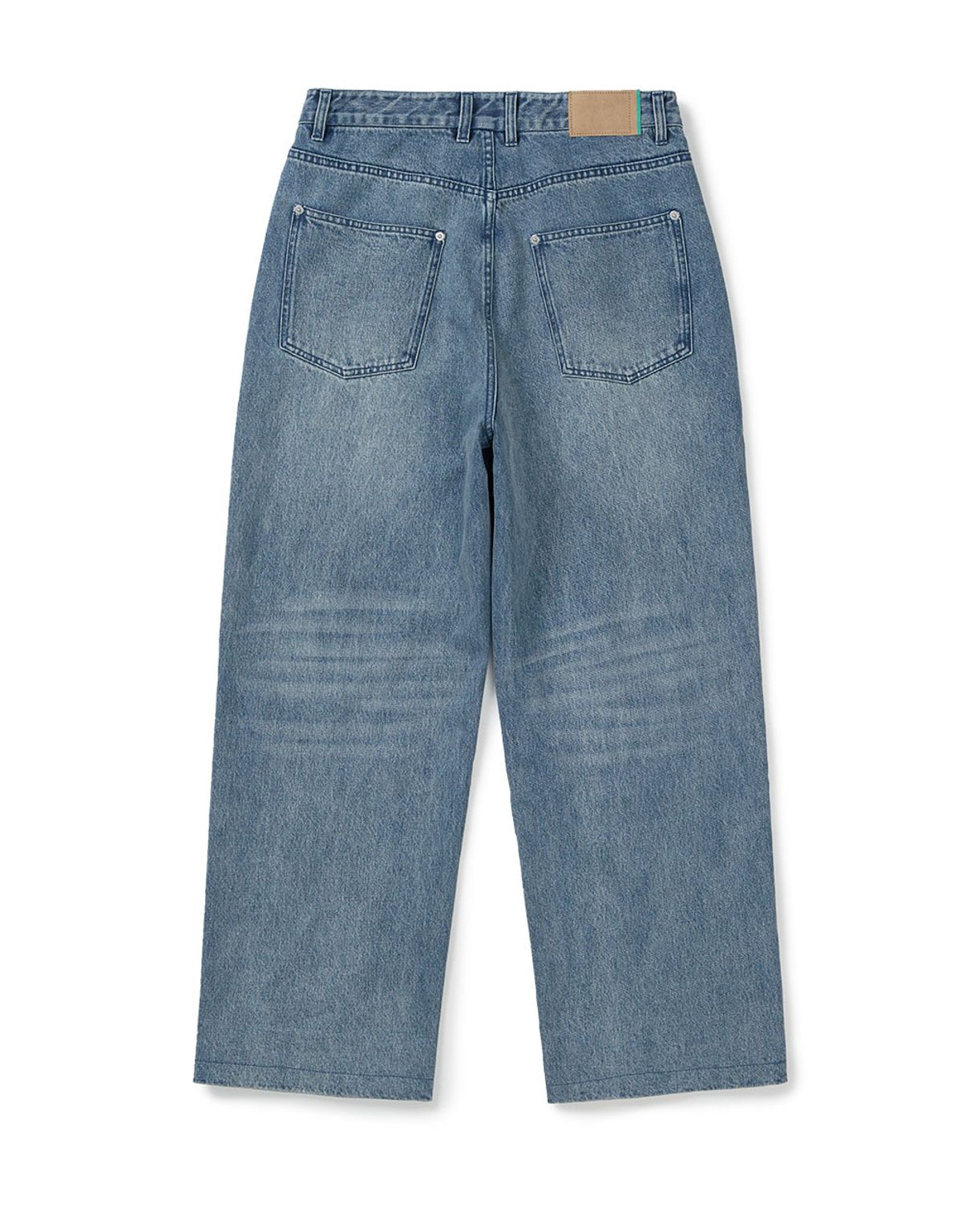 엠엠엘지(MMLG) MM RIPPED AUTHENTIC DENIM PANTS (LIGHT BLUE)