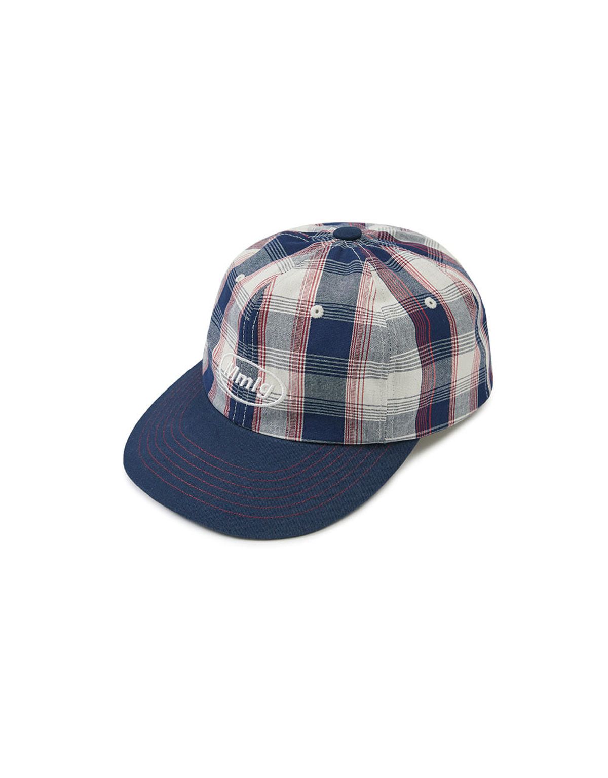 엠엠엘지(MMLG) MMLG CHECK TWO TONE BALLCAP (NAVY)