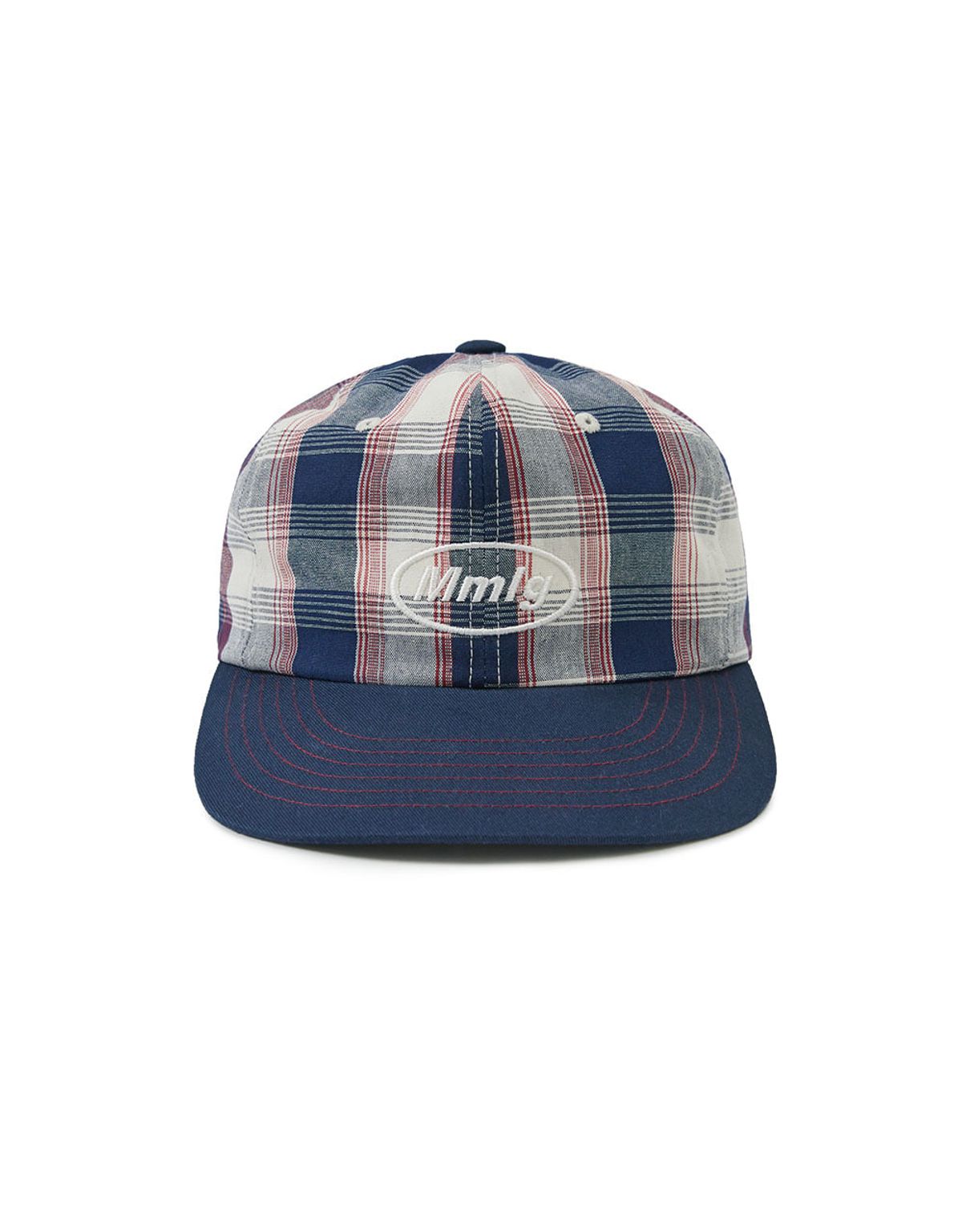 엠엠엘지(MMLG) MMLG CHECK TWO TONE BALLCAP (NAVY)