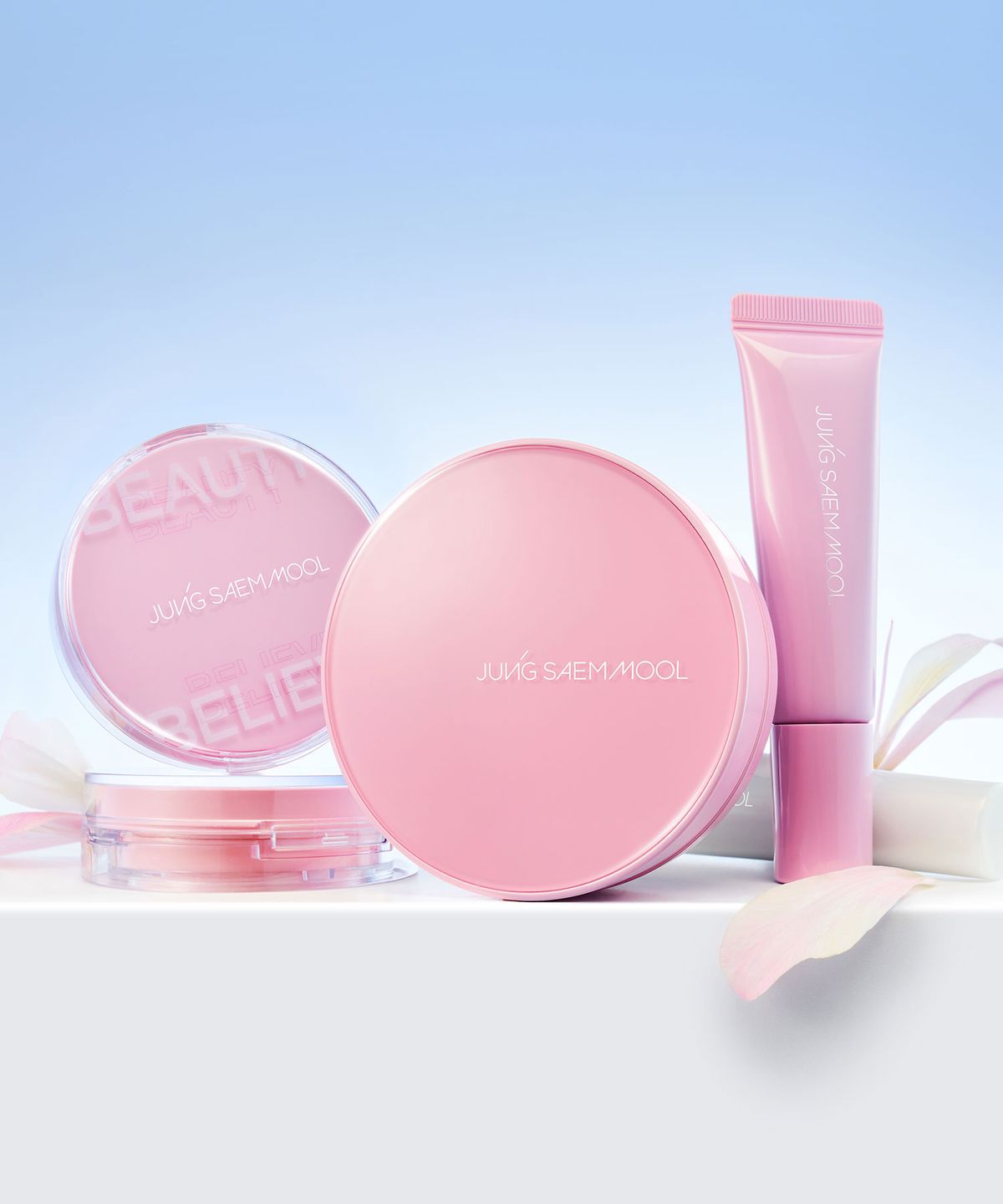 정샘물(JUNGSAEMMOOL) [EDITION]  에센셜 스킨 누더 쿠션 (리필포함)(베이스프렙 8ml + 미니 세럼 글로스 #로즈도즈 증정)