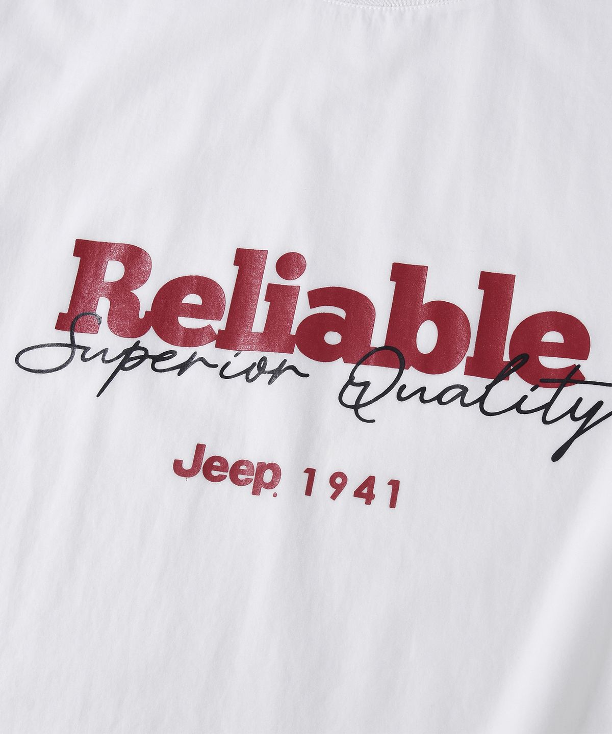 지프(JEEP) RELIABLE 빈티지 나일론 맨투맨 (JR5TSU875WH)