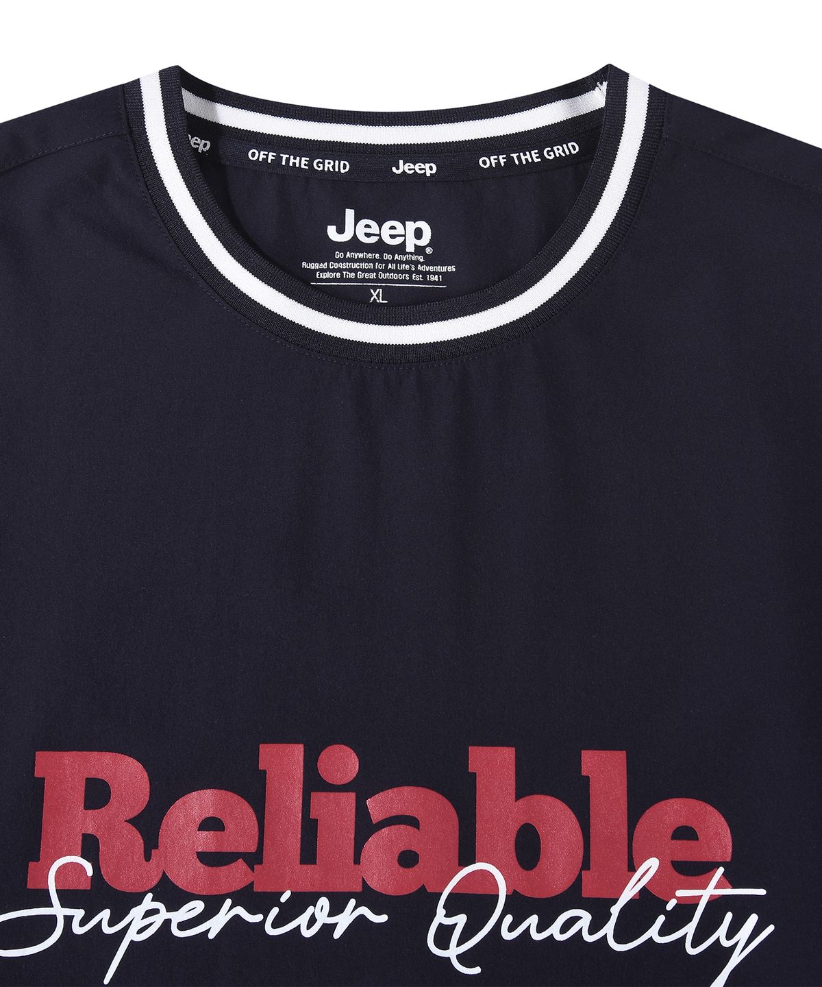 지프(JEEP) RELIABLE 빈티지 나일론 맨투맨 (JR5TSU875NA)
