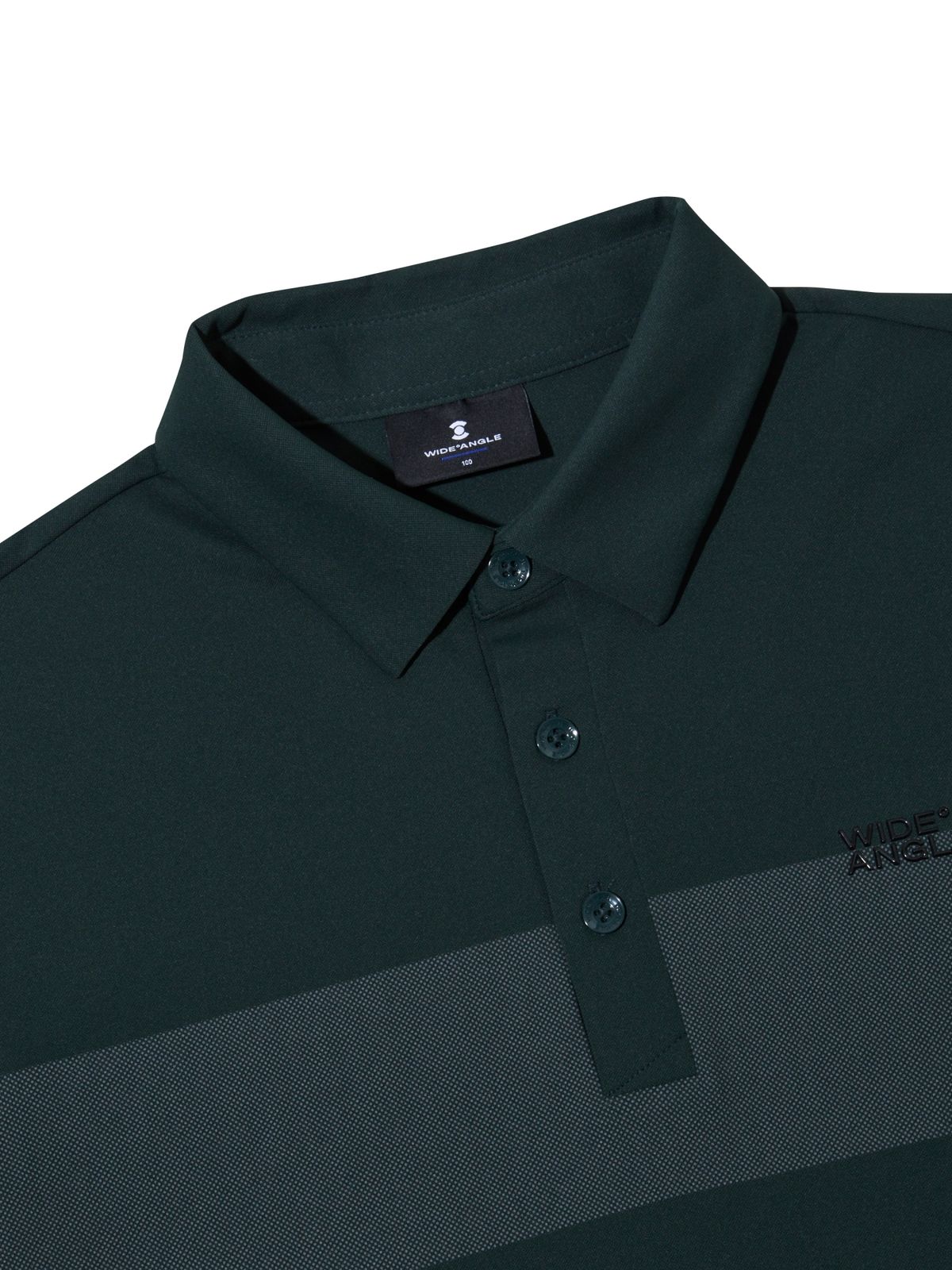 와이드앵글(WIDEANGLE) CO 커프스 PK 폴로 티셔츠 M_Dark Green