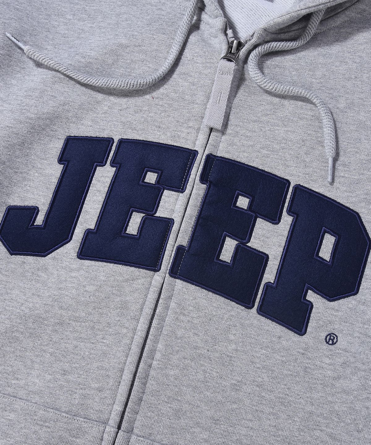지프(JEEP) JEEP 빅로고 2WAY 오버핏 후드집업 (JR5TZU075MG)