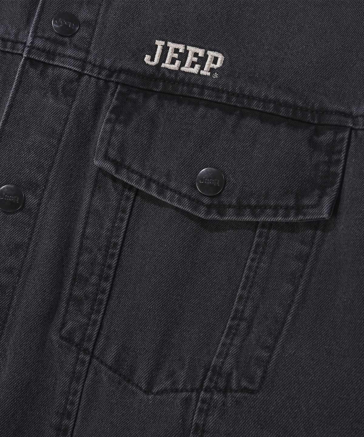 지프(JEEP) 클래식 페이드 데님 트러커 자켓 (JR5JKU101ID)