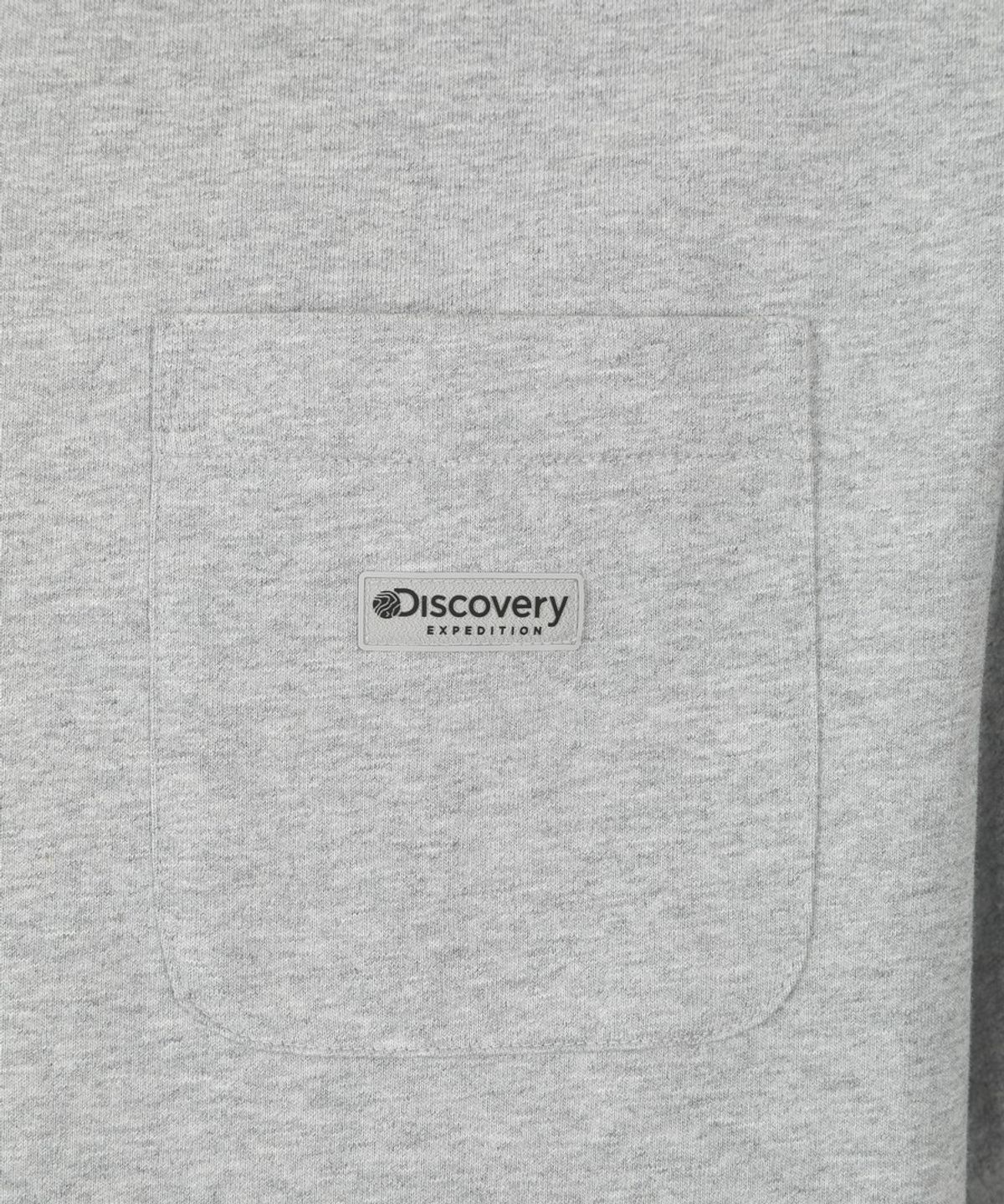 디스커버리 익스페디션(DISCOVERY EXPEDITION) 유니 헤비웨이트 포켓 반팔티셔츠 (M/GREY)