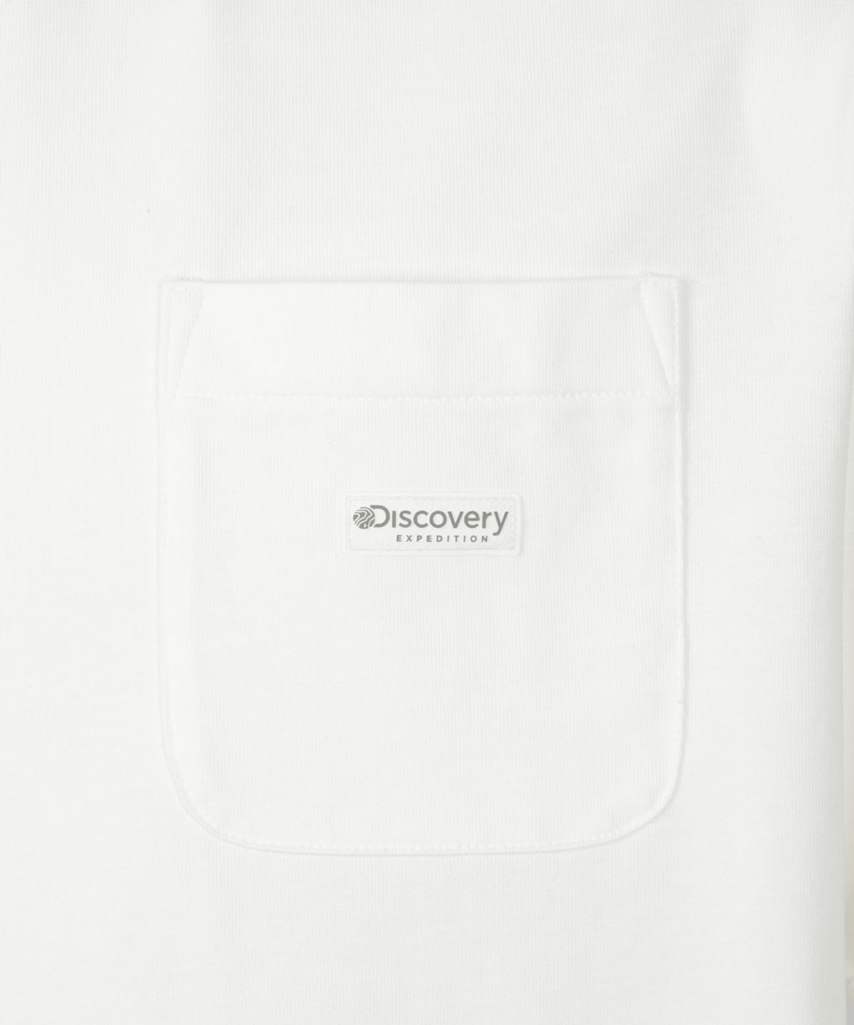 디스커버리 익스페디션(DISCOVERY EXPEDITION) 유니 헤비웨이트 포켓 반팔티셔츠 (WHITE)