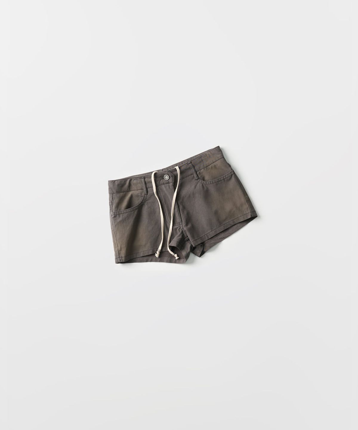 베르소(VERSO) Faded Drawstring Micro Shorts