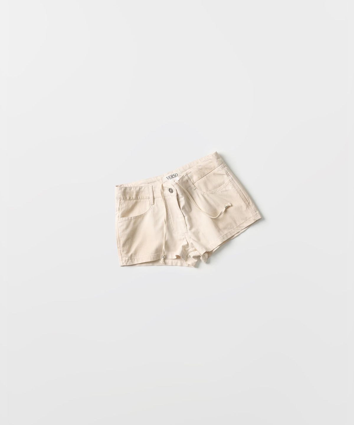 베르소(VERSO) Faded Drawstring Micro Shorts