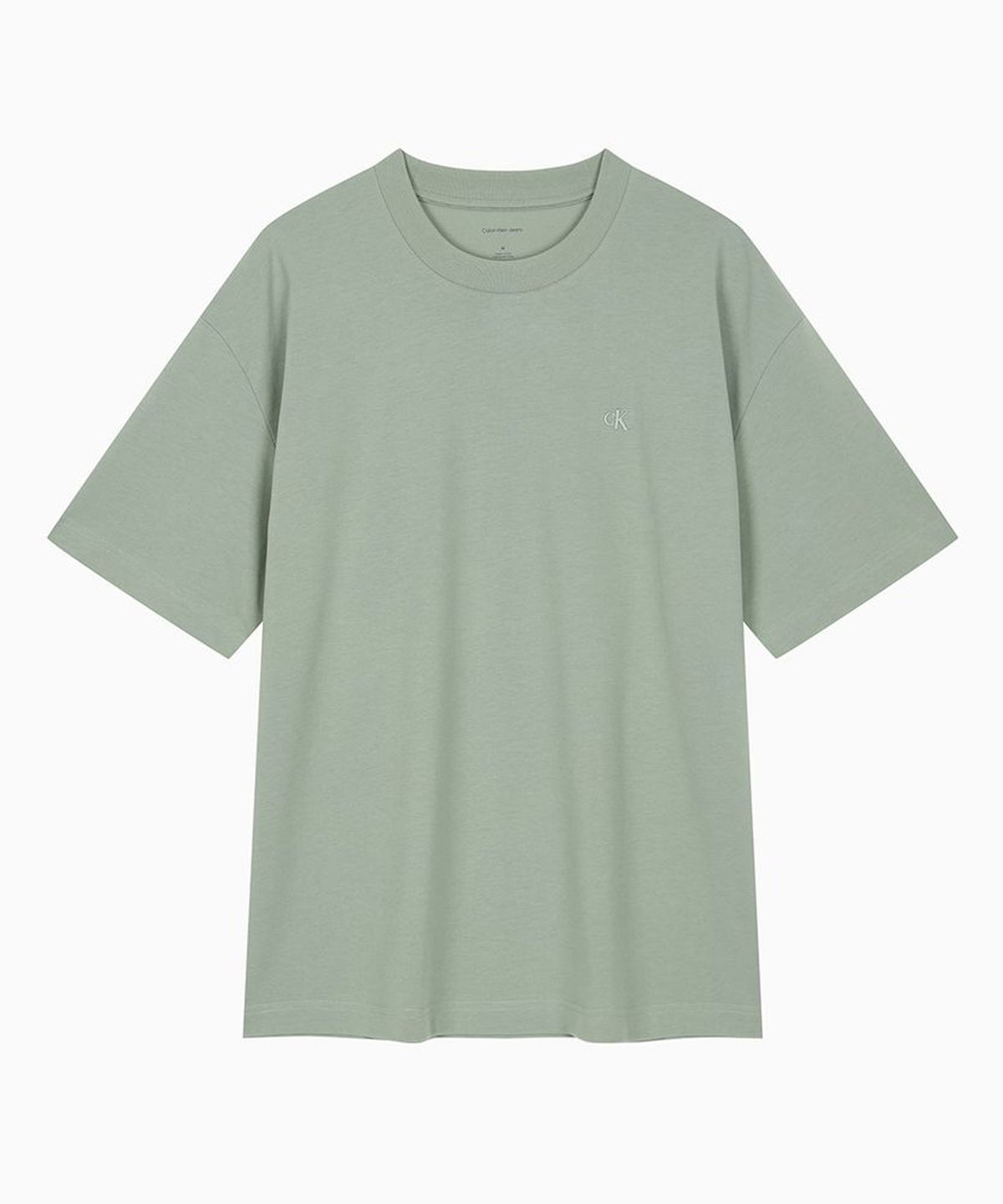 캘빈클라인 진(CALVIN KLEIN JEANS) 오버핏 엠보스 모노로고 반팔 티셔츠 4RAB806 PEZ