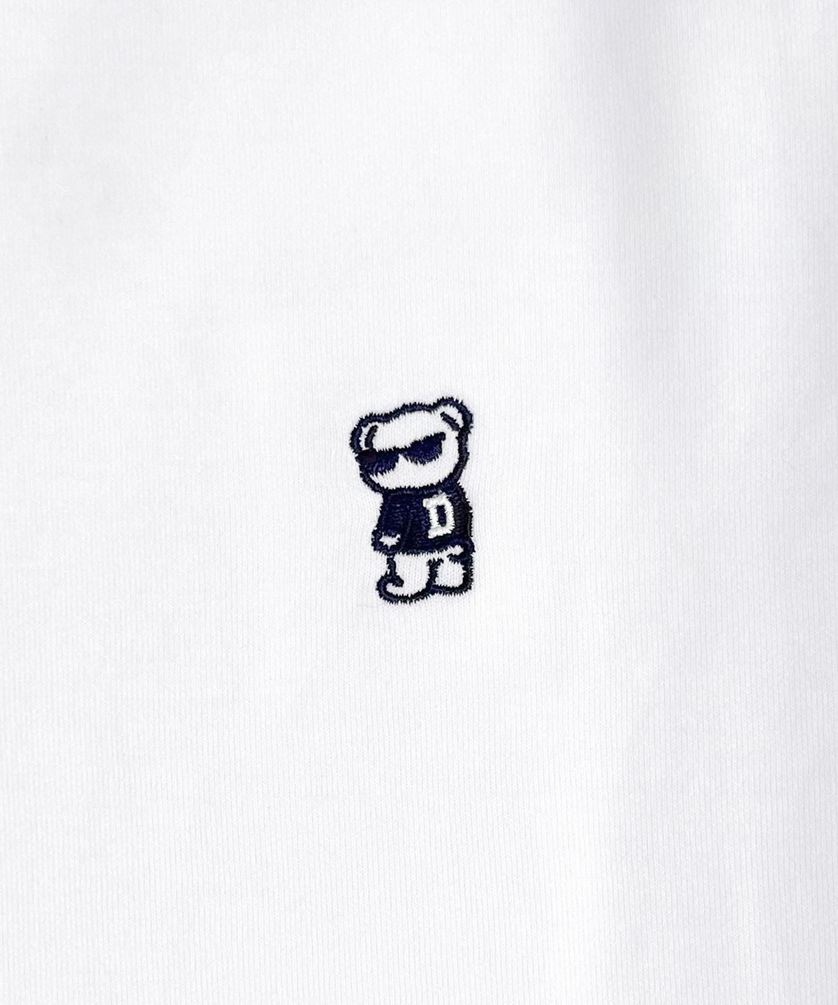 디스트나인(DISTN9NE) 스몰 레트로베어 맨투맨  LQ6TU144_OFF WHITE