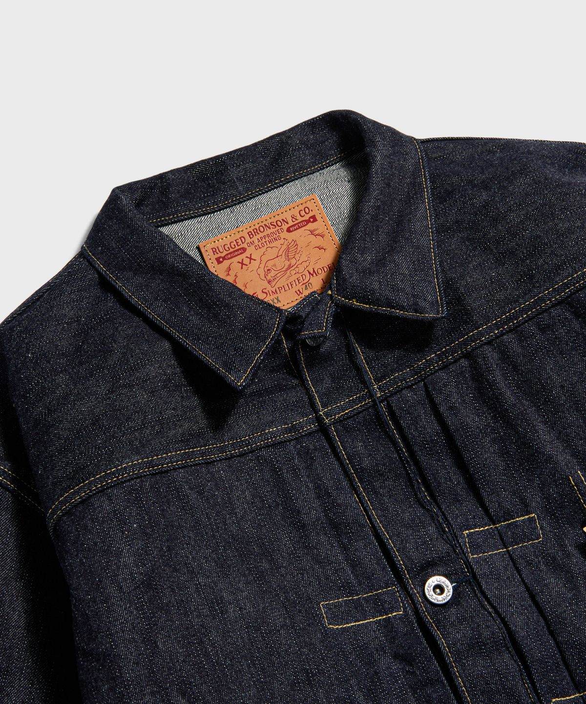브론슨(BRONSON) S806XX 1943 War Simplified Model 1st Selvedge Denim Jacket