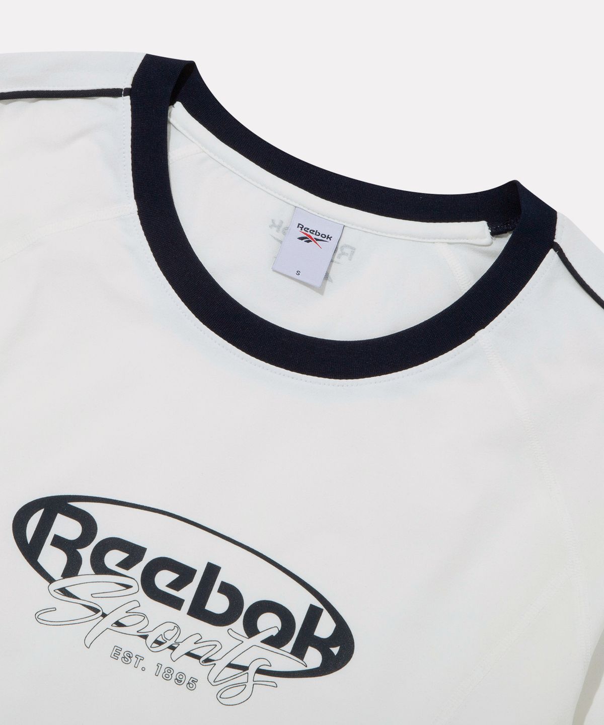리복(REEBOK) 나노 피티드 긴팔 티셔츠 (W) - 화이트