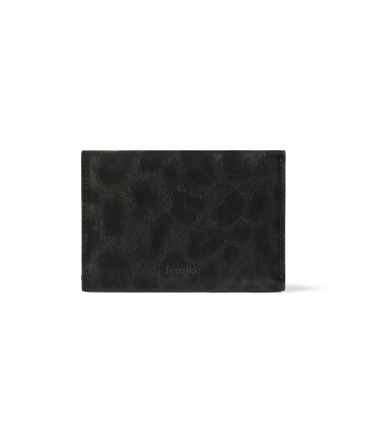 페넥(FENNEC) TRIANGLE TRIPLE WALLET - LEOPARD BLACK