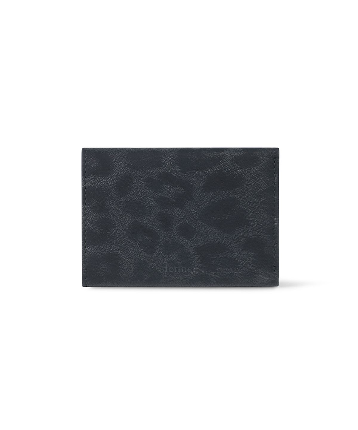 페넥(FENNEC) TRIANGLE TRIPLE WALLET - LEOPARD NAVY